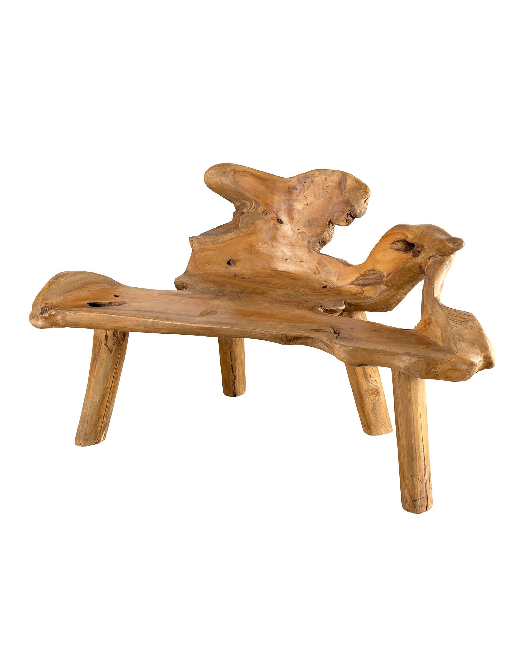 Kořenová lavice Oir 100x45x65cm