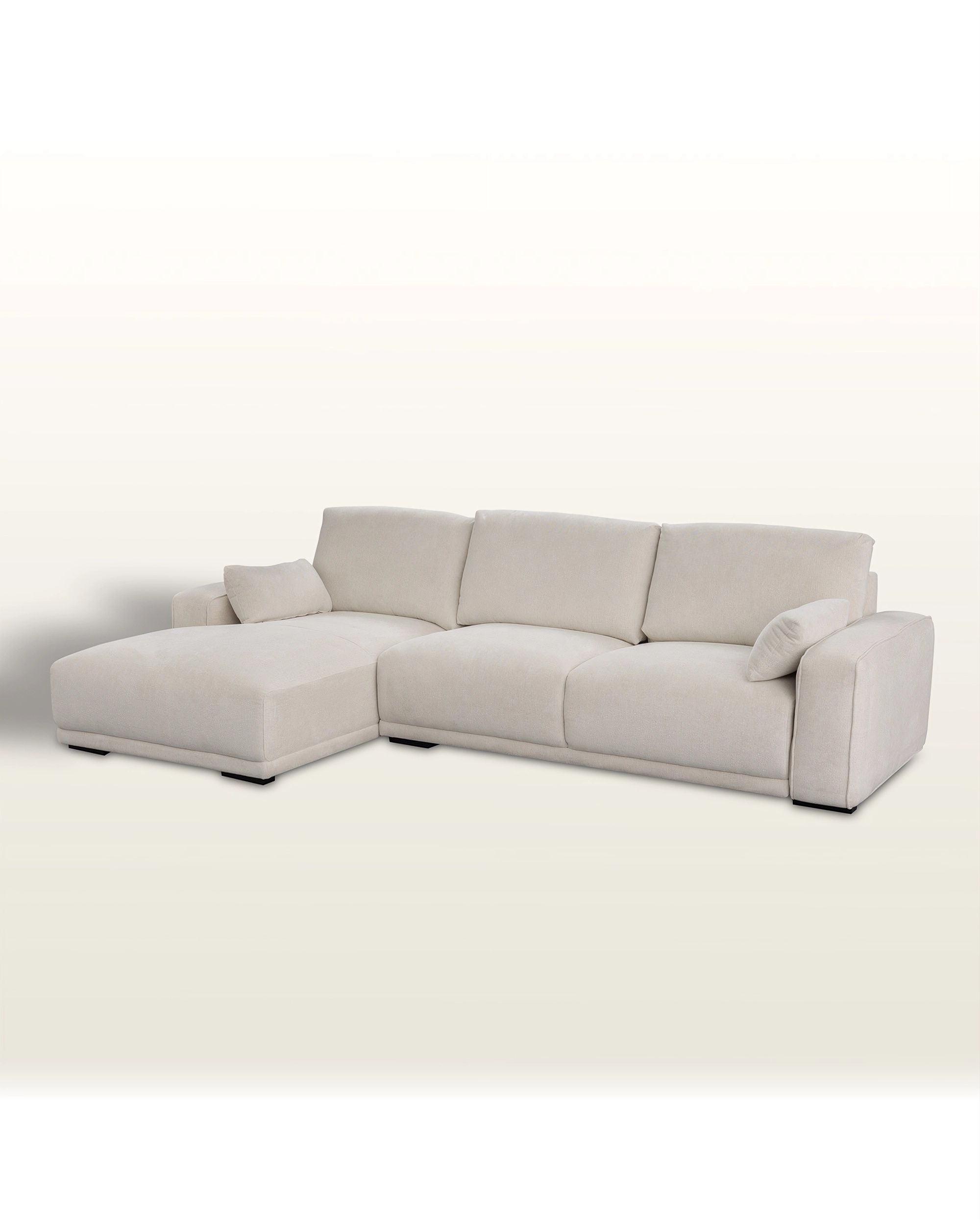 Pohovka Silkeborg crème white levostranná