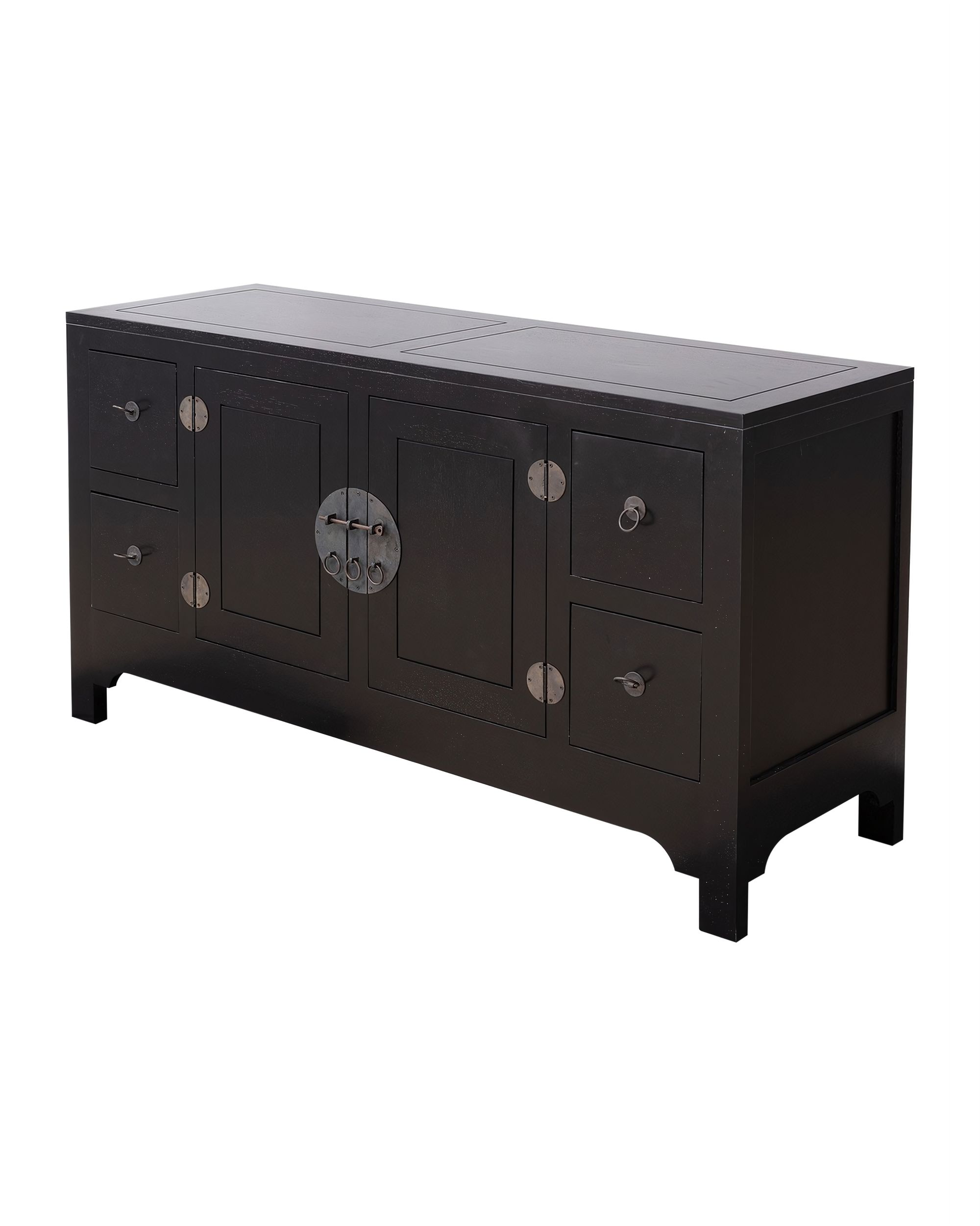 Komoda Modern 137x45x76cm black