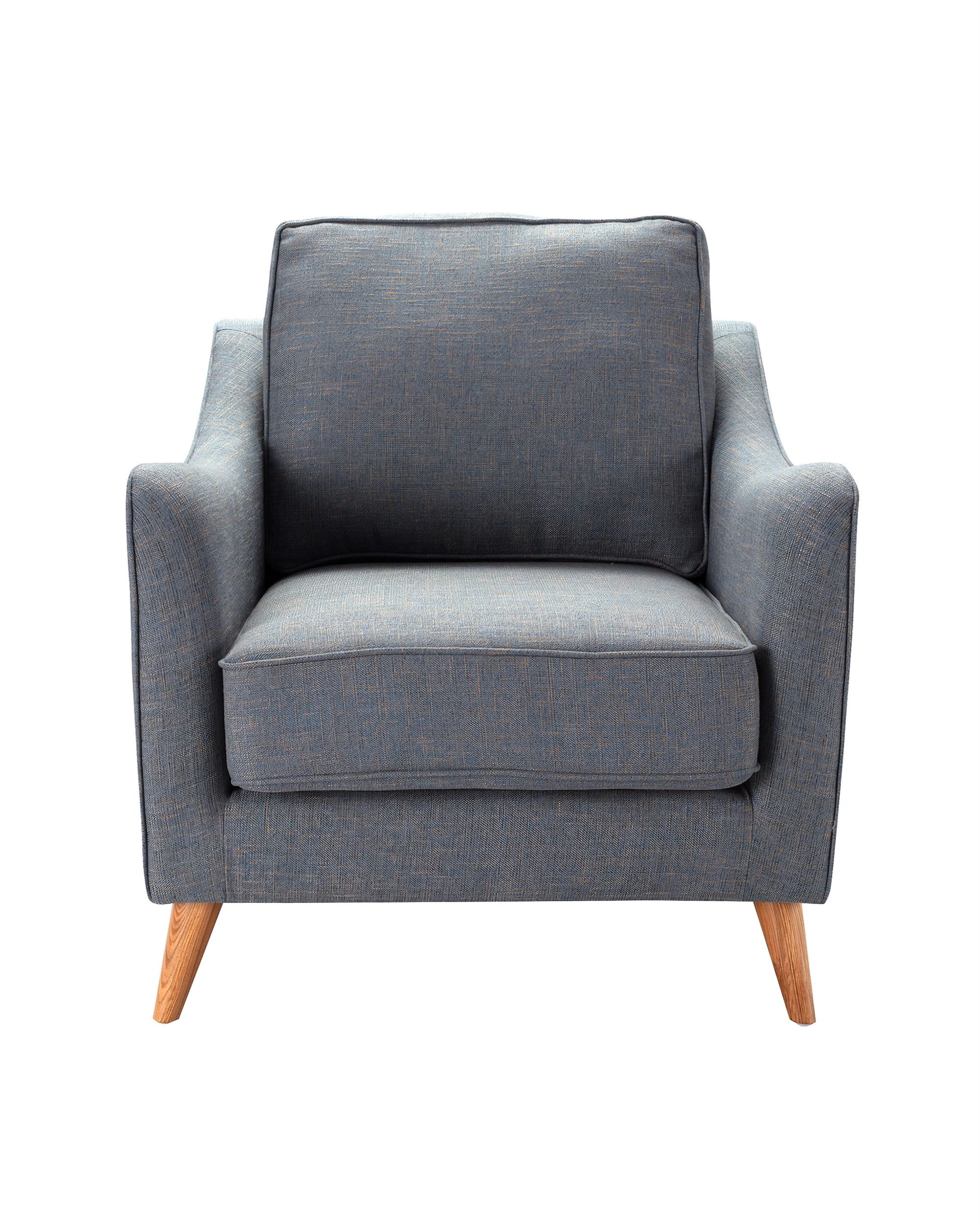 Křeslo Venuste denim blue/brown (hover)