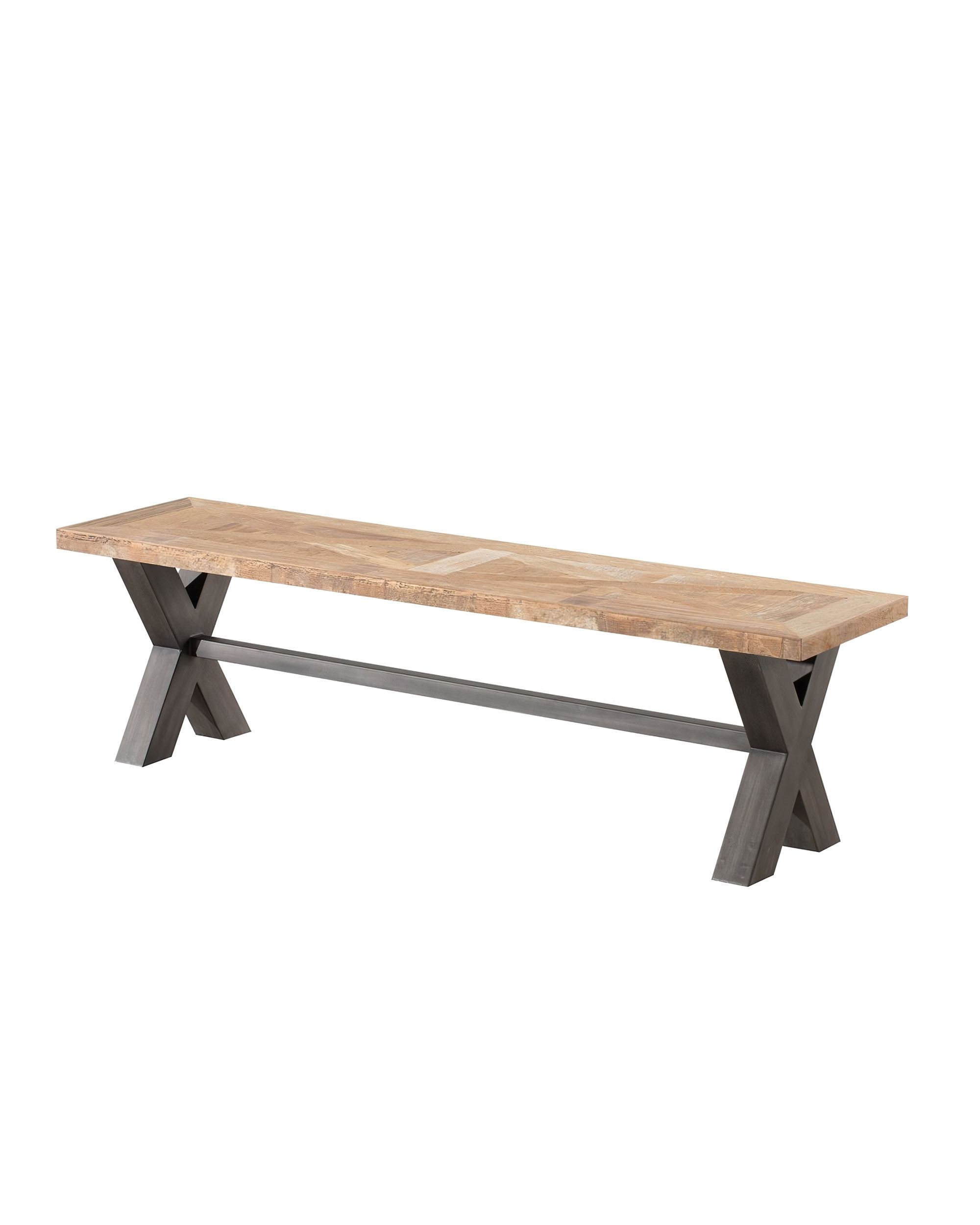 Lavice Mosca 160x40x46 black&natural