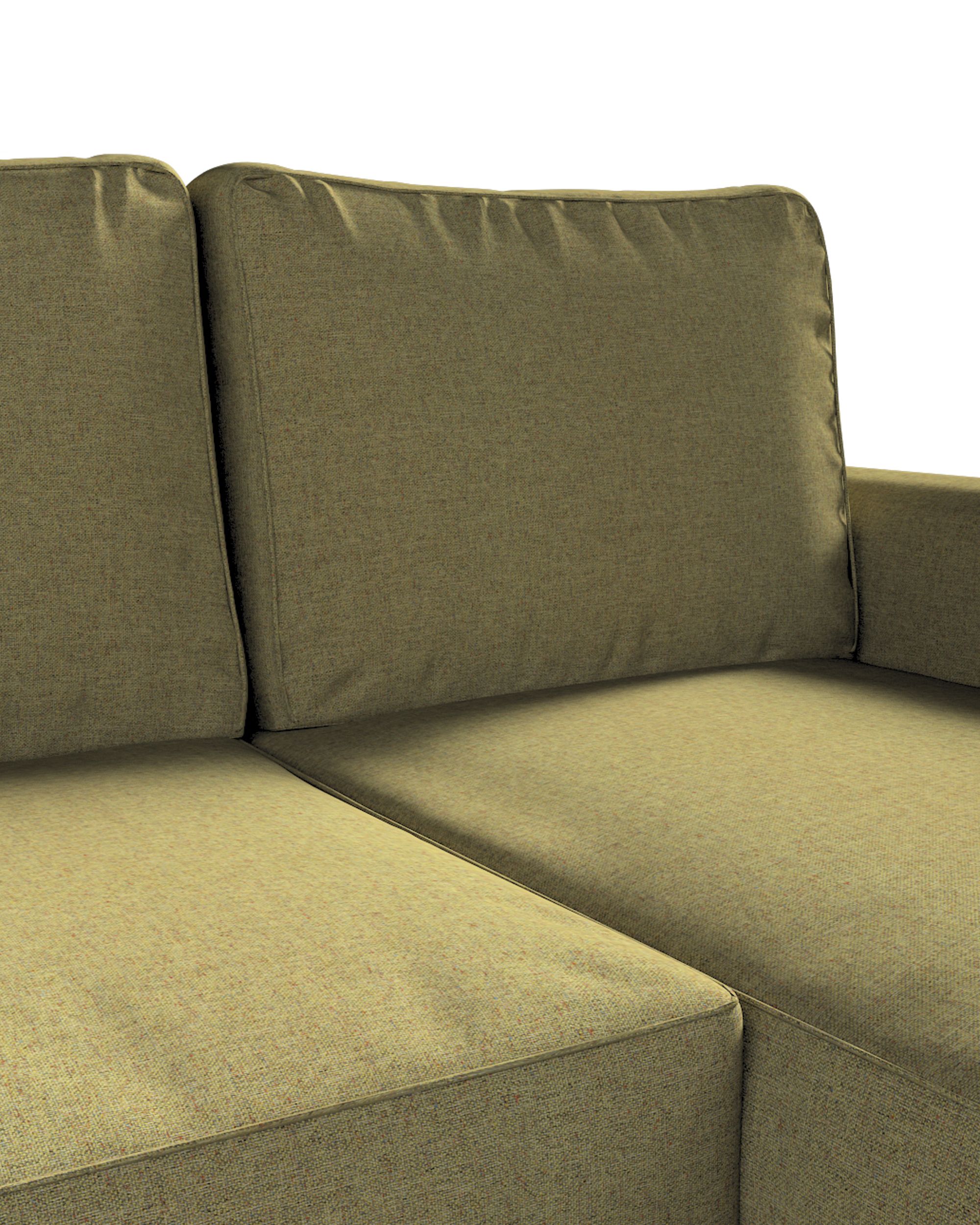 Potah na pohovku IKEA Backabro rozkládací se šezlongem barva zelená látka pletený vzor (hover)