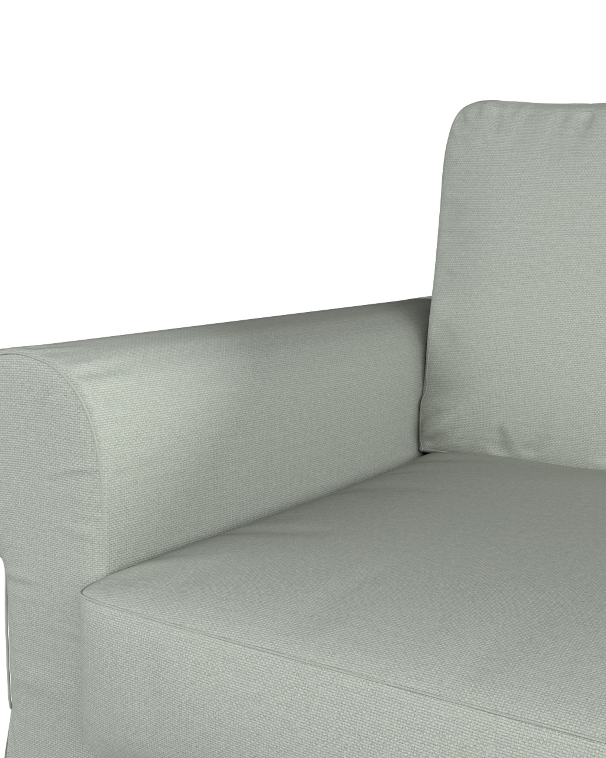 Potah na pohovku IKEA Backabro rozkládací se šezlongem barva modrá látka pletený vzor (hover)