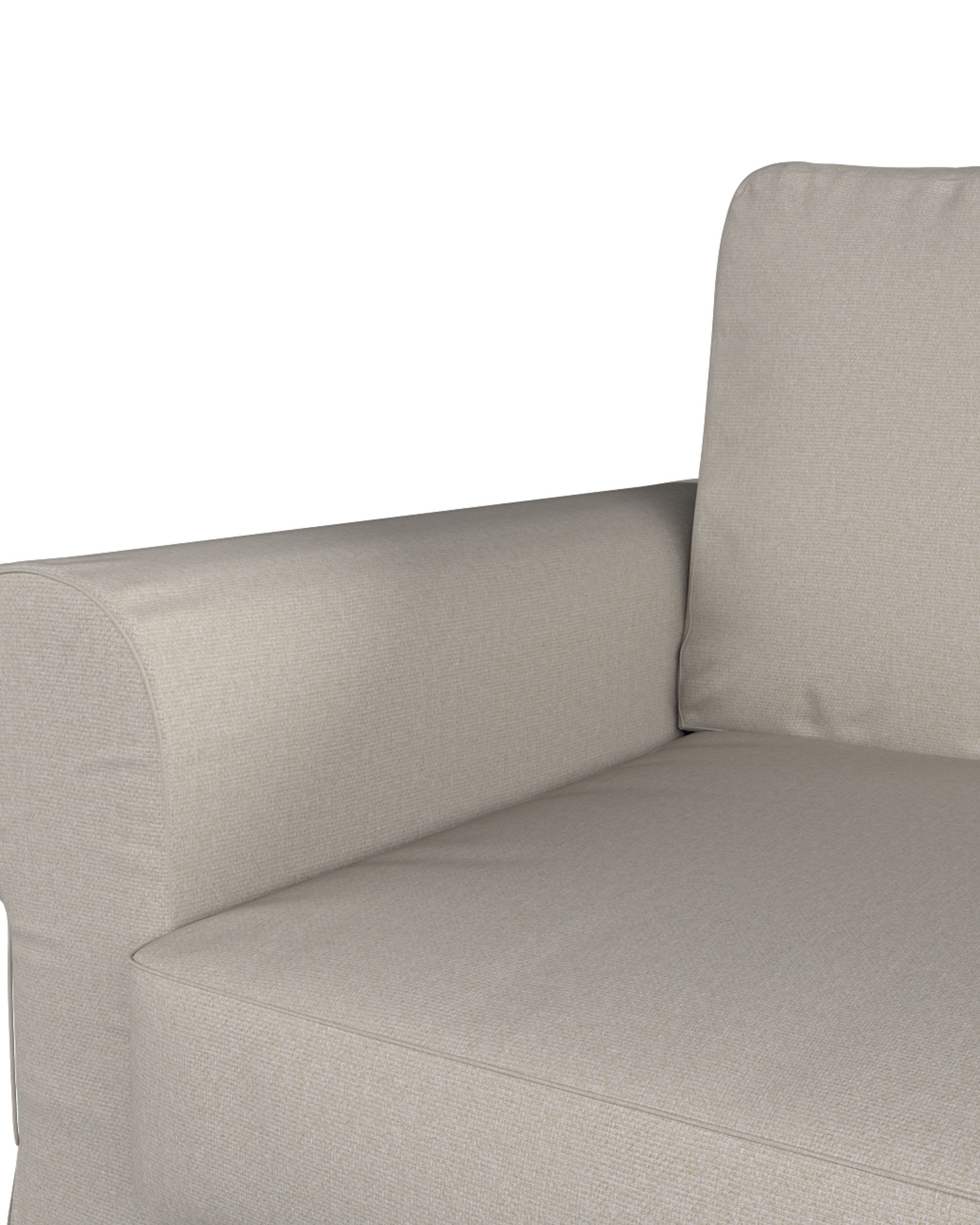 Potah na pohovku IKEA Backabro rozkládací se šezlongem barva šedá látka pletený vzor (hover)
