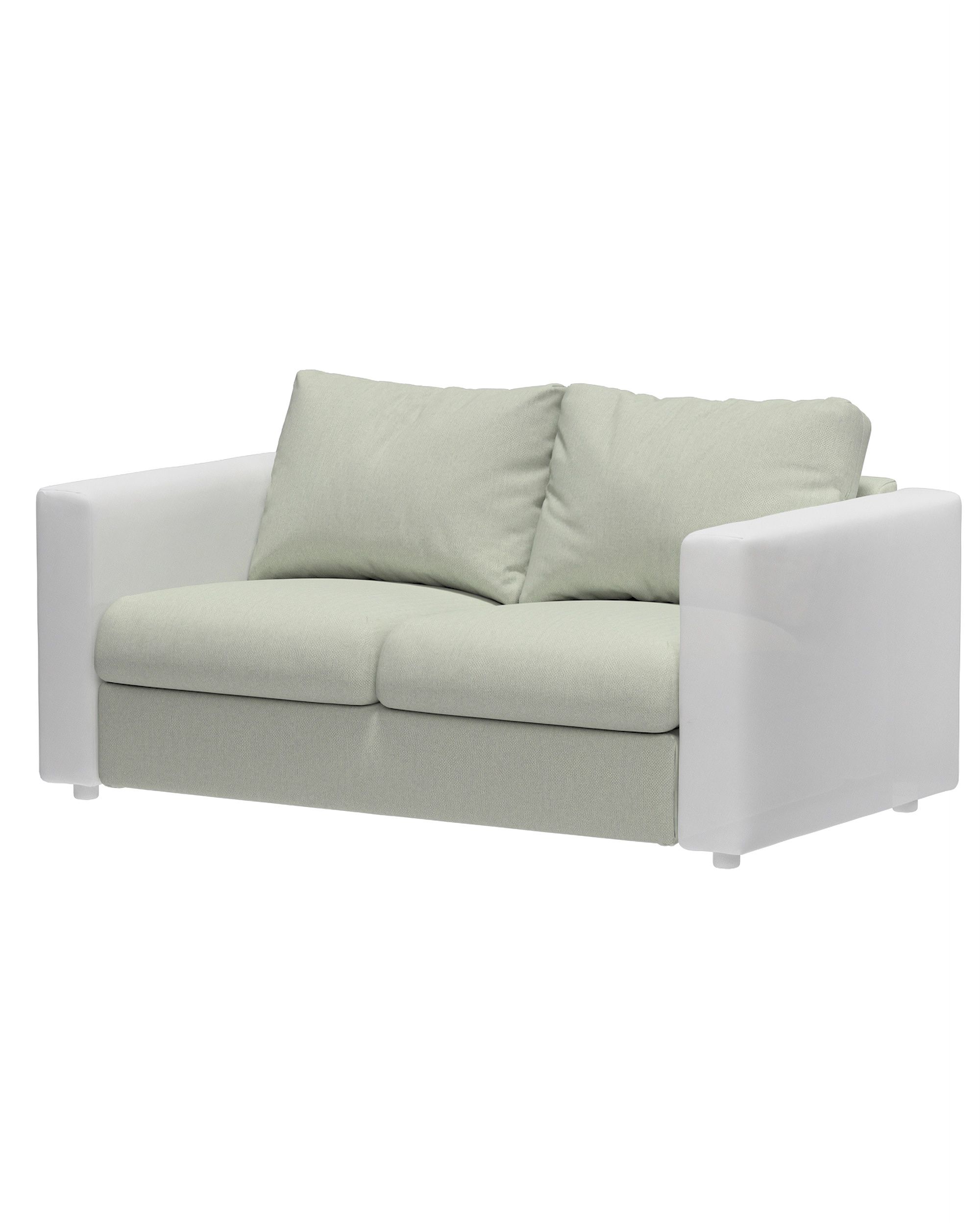 Potah na 2místnou část Vimle barva modrá látka pletený vzor