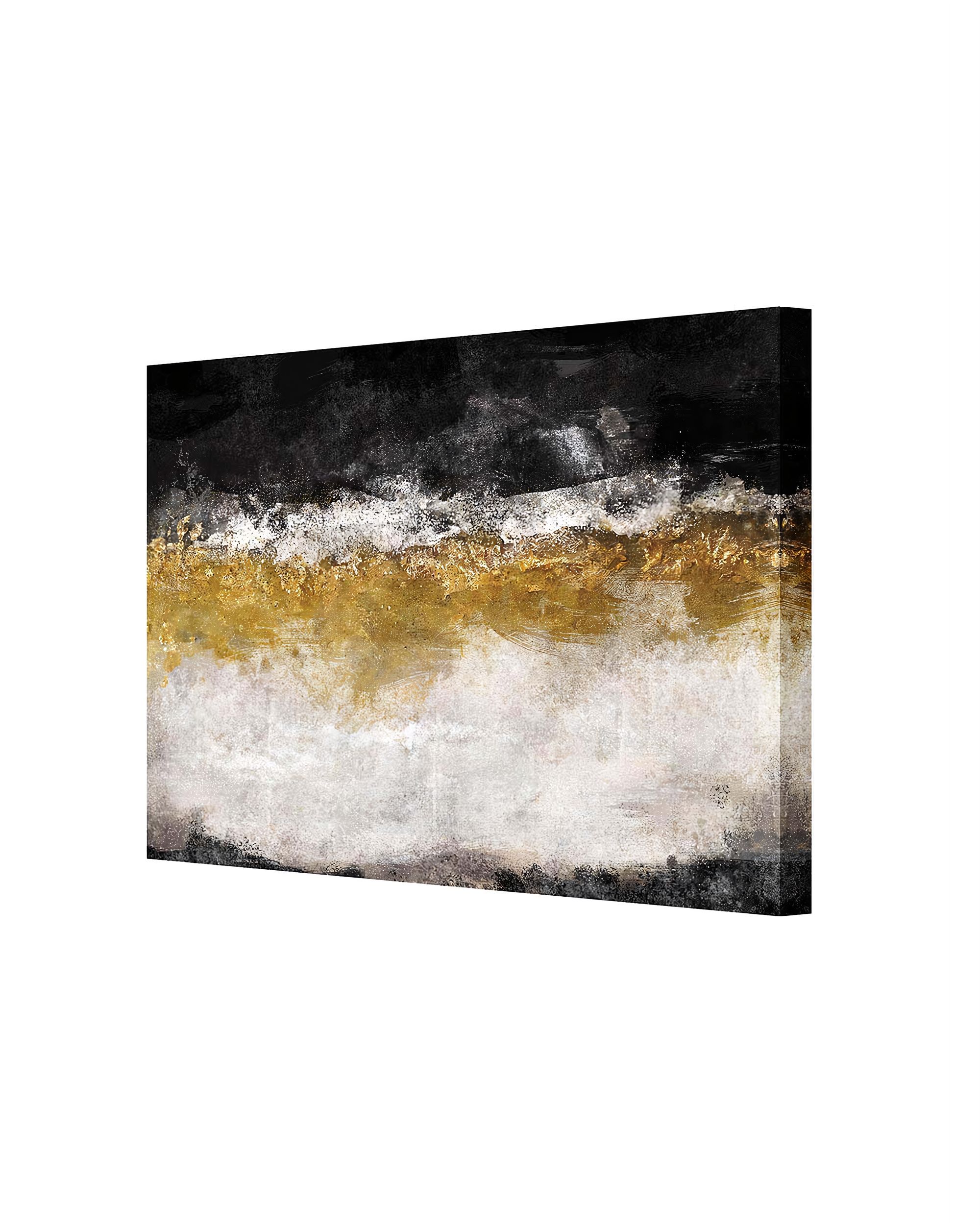 Obraz na plátně Black&Gold Impression (hover)