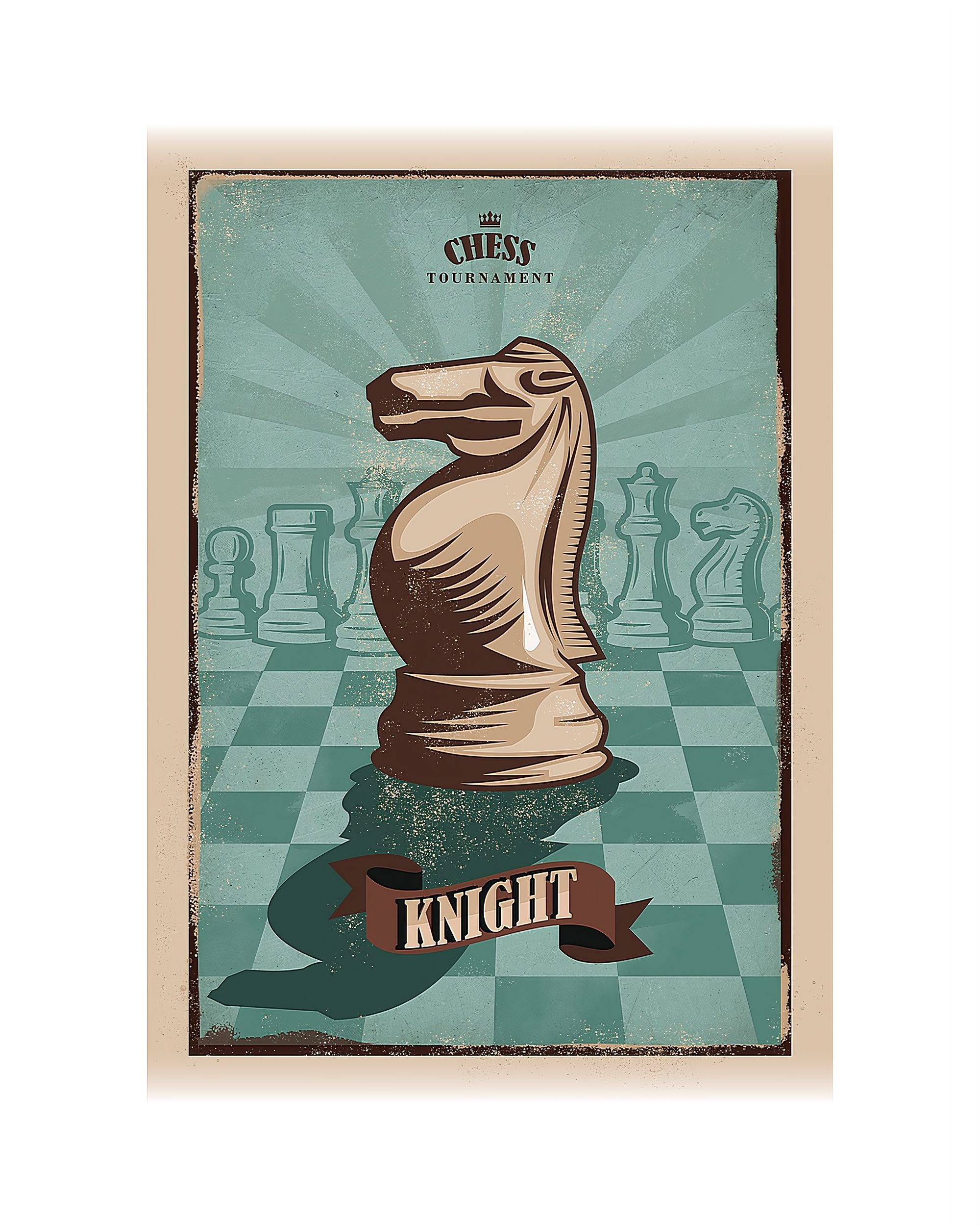 Obraz na plátně Vintage Chess I