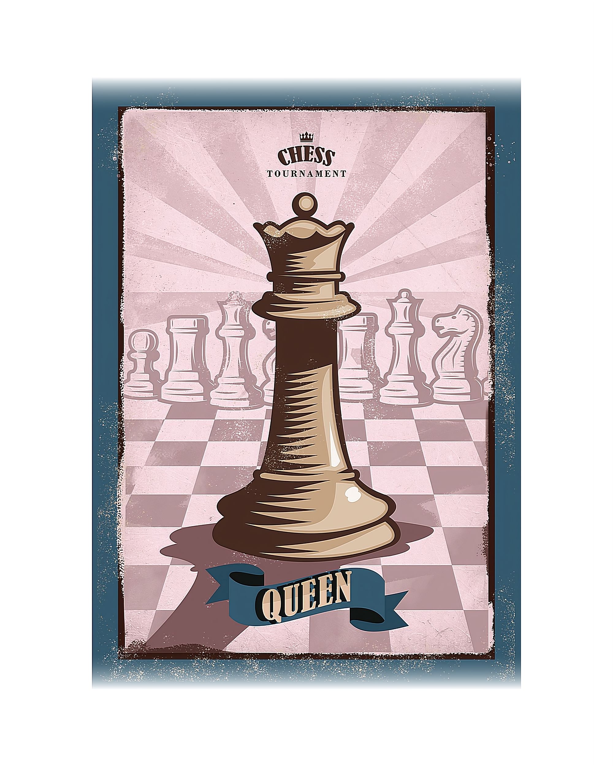 Obraz na plátně Vintage Chess II