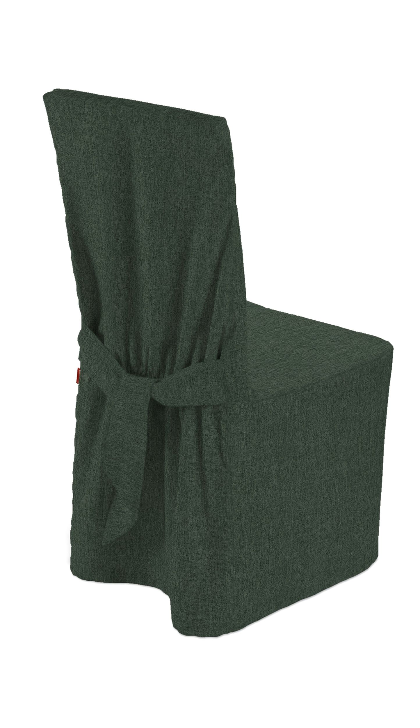 Návlek na židli barva zelená látka pletený vzor