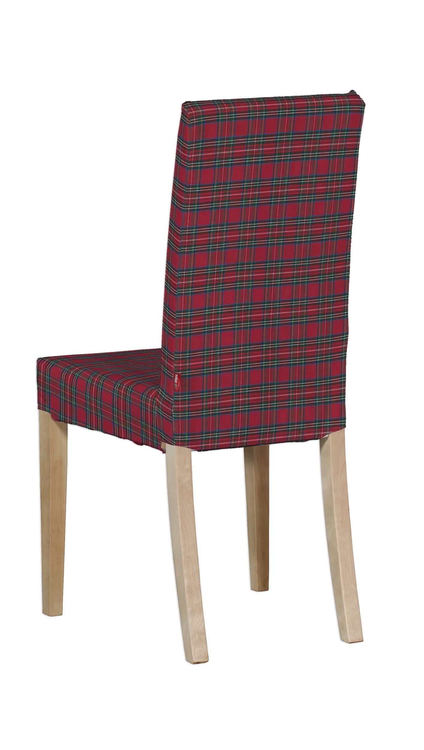 Potah na židli IKEA  Harry, krátký barva červená látka vzorované