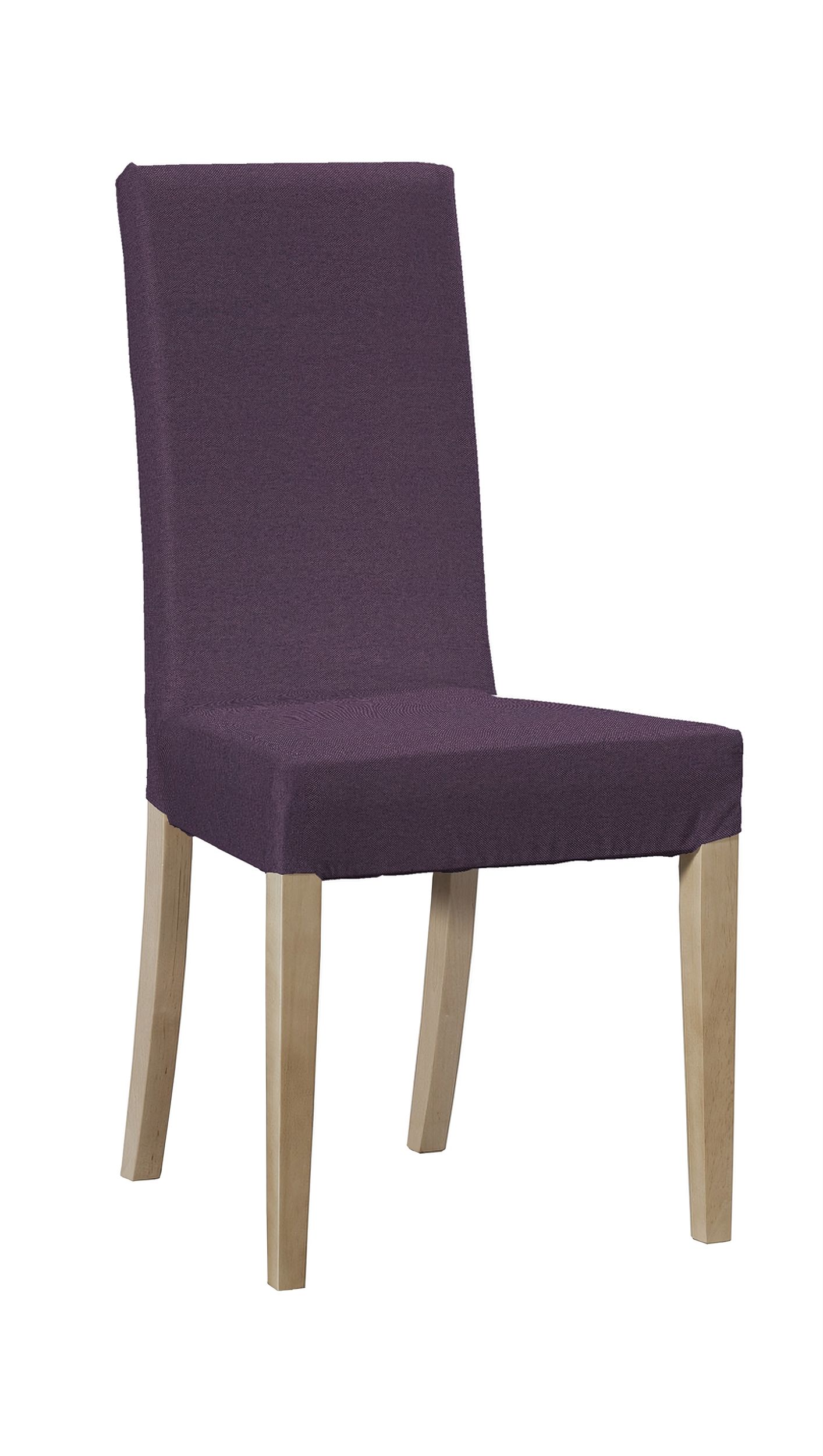 Potah na židli IKEA  Harry, krátký barva fialová látka pletený vzor (hover)