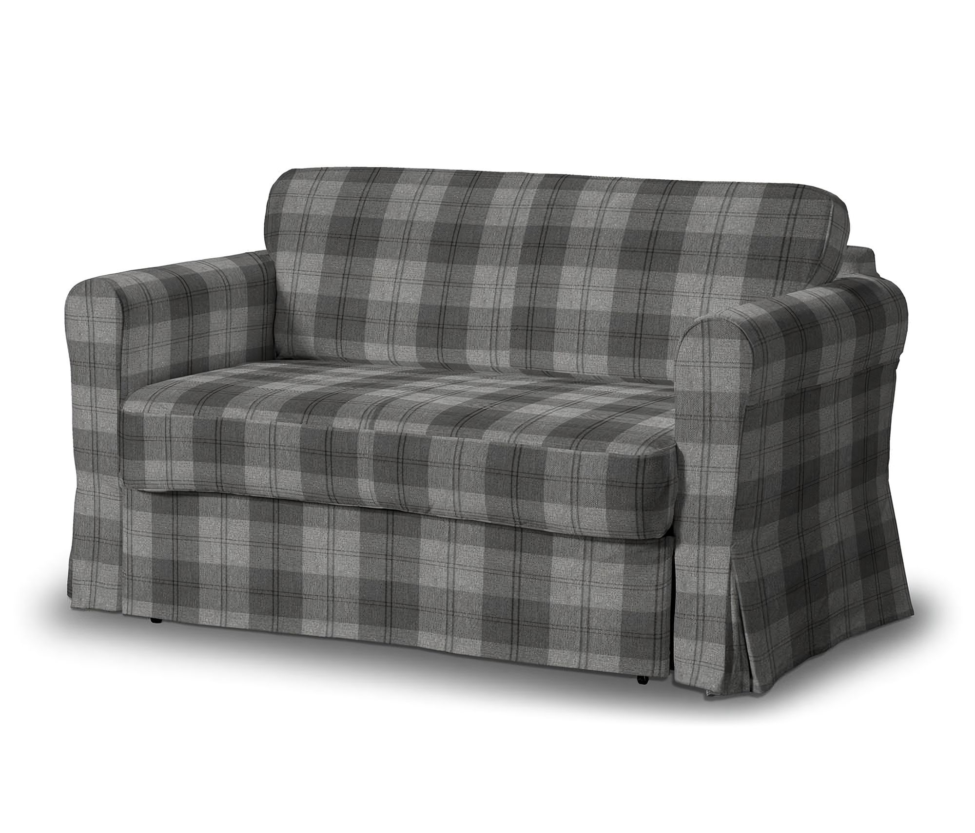 Potah na pohovku IKEA  Hagalund barva šedá látka pletený vzor, vzorované