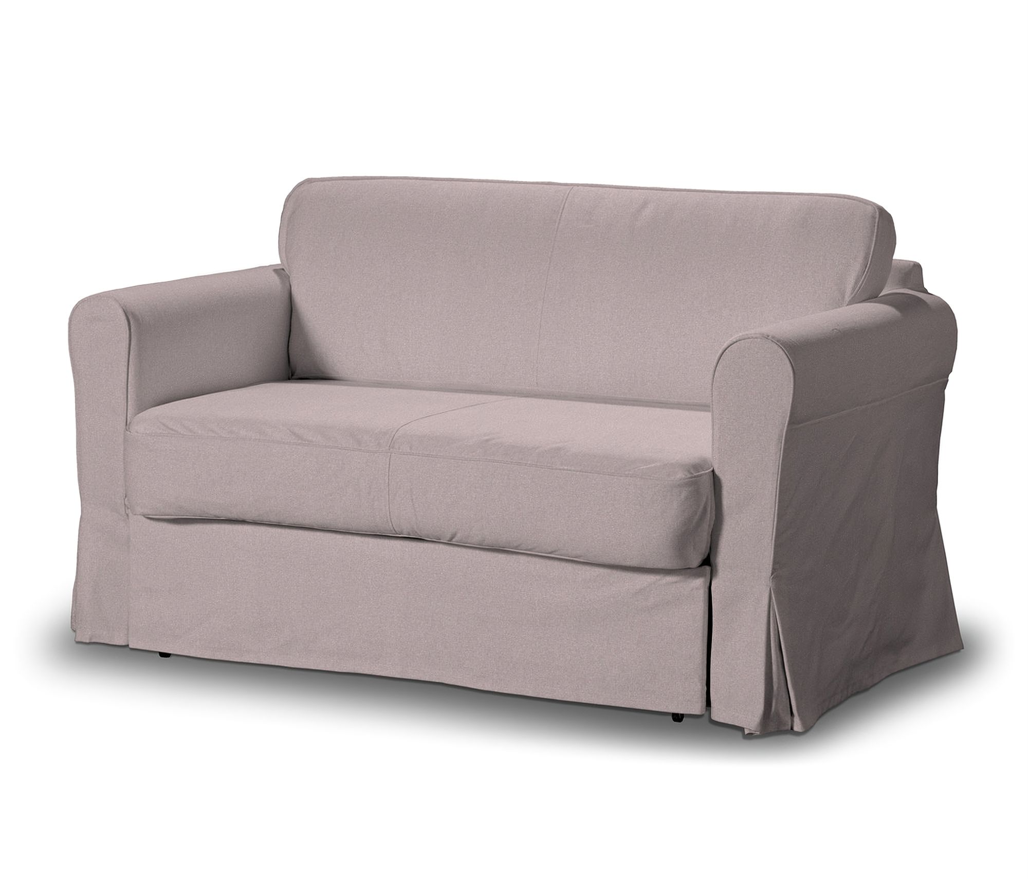 Potah na pohovku IKEA  Hagalund barva růžová látka pletený vzor