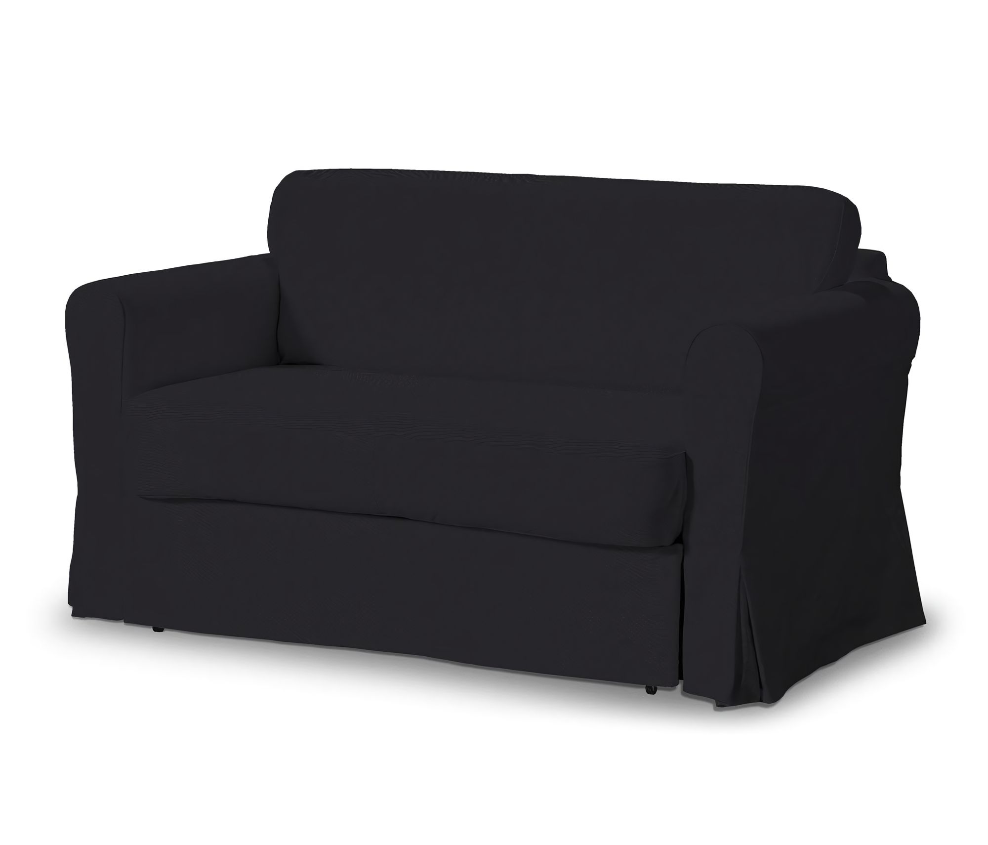 Potah na pohovku IKEA  Hagalund barva černá látka pletený vzor