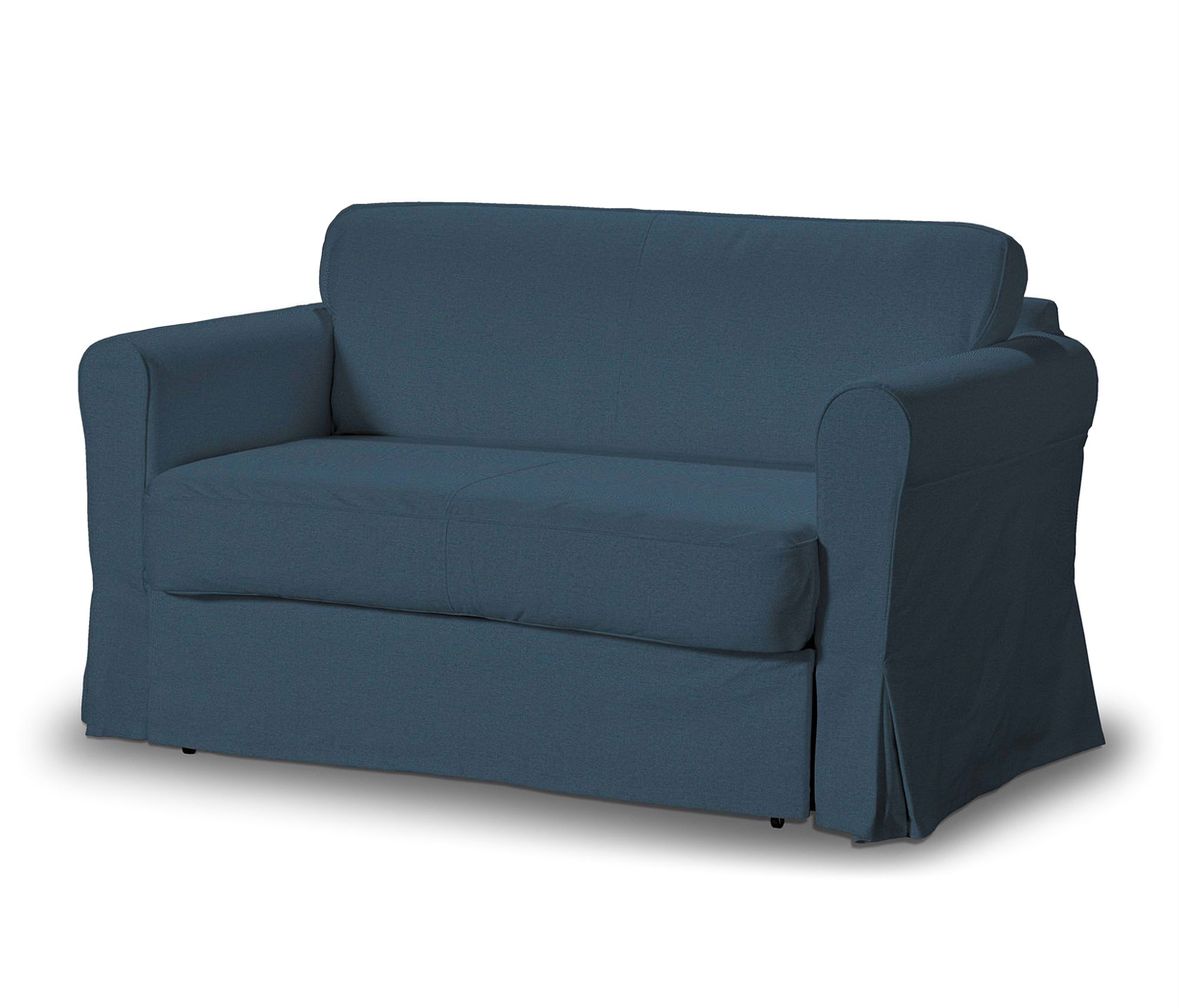 Potah na pohovku IKEA  Hagalund barva modrá látka pletený vzor