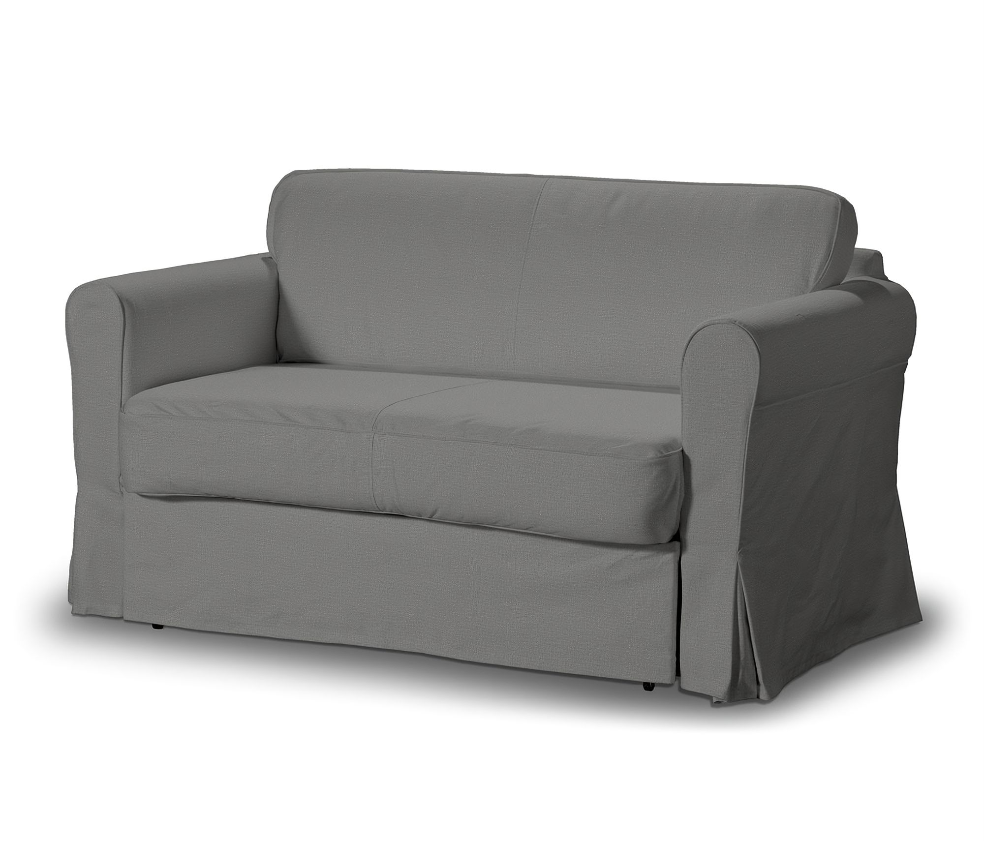 Potah na pohovku IKEA  Hagalund barva šedá látka sametová
