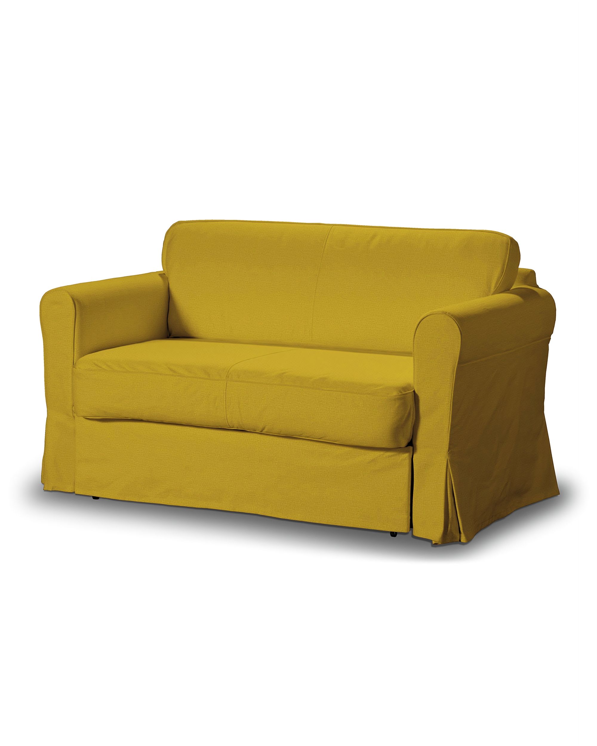 Potah na pohovku IKEA  Hagalund barva žlutá látka sametová