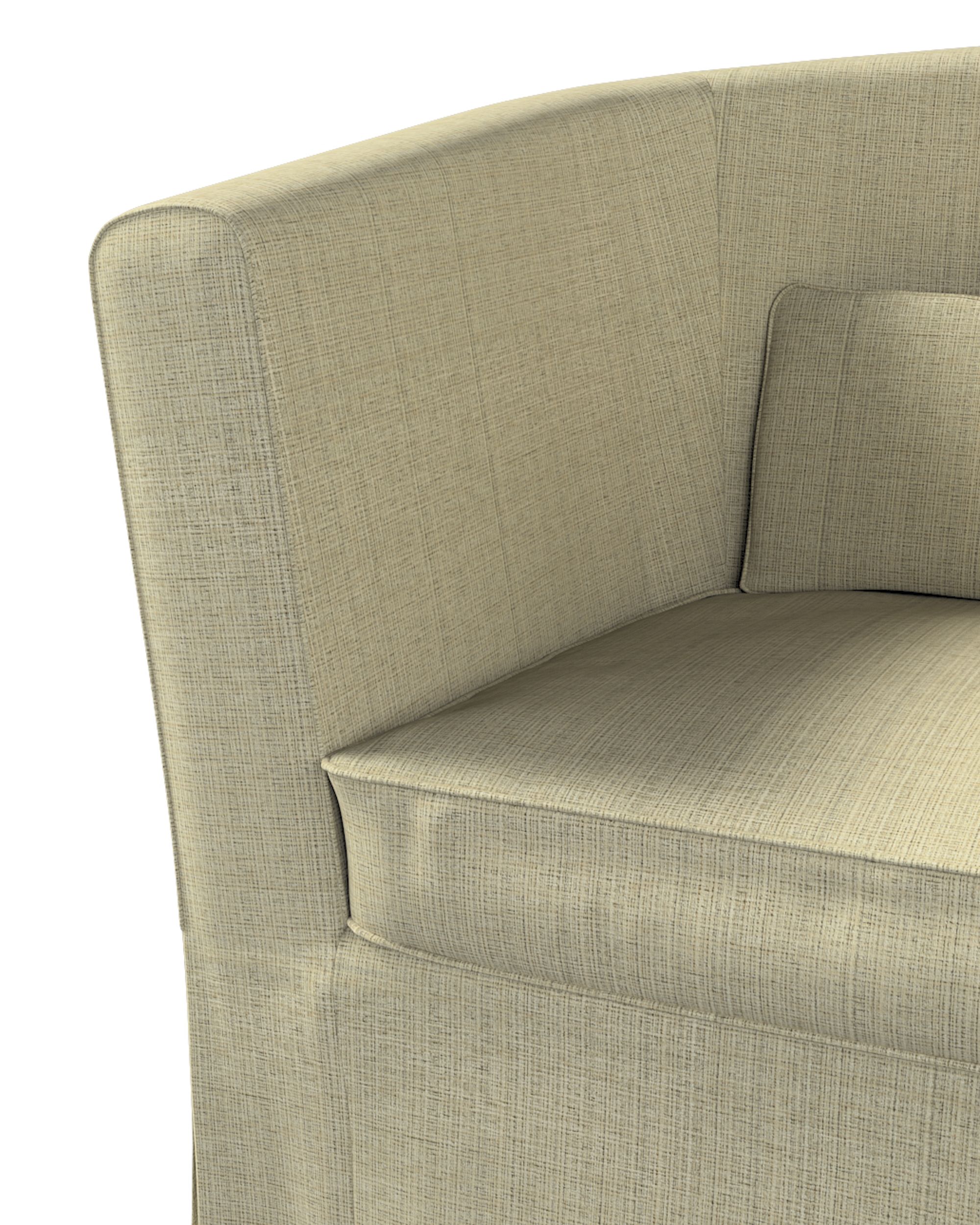 Potah na křeslo IKEA Ektorp Tullsta, Béžová, pletený vzor 3