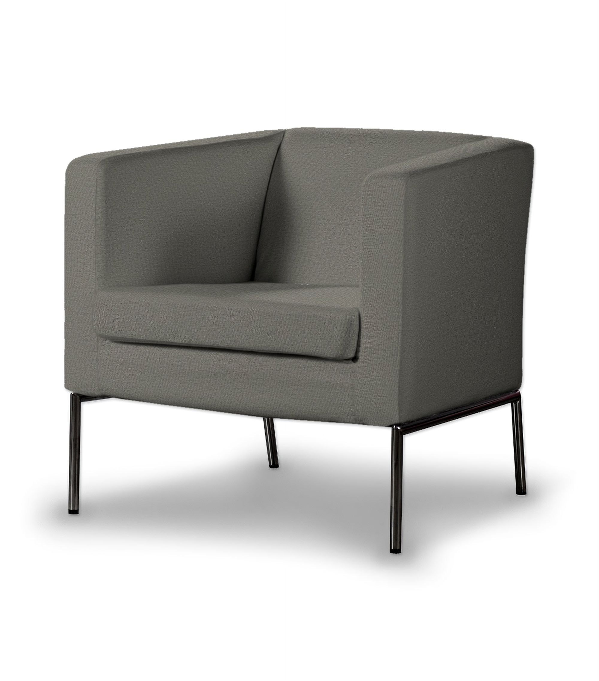 Potah na křeslo IKEA Klappsta barva šedá látka pletený vzor