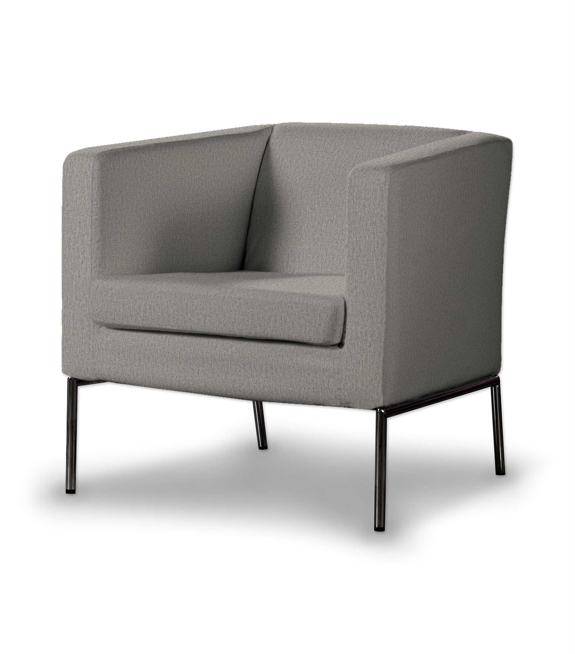 Potah na křeslo IKEA Klappsta barva šedá látka pletený vzor