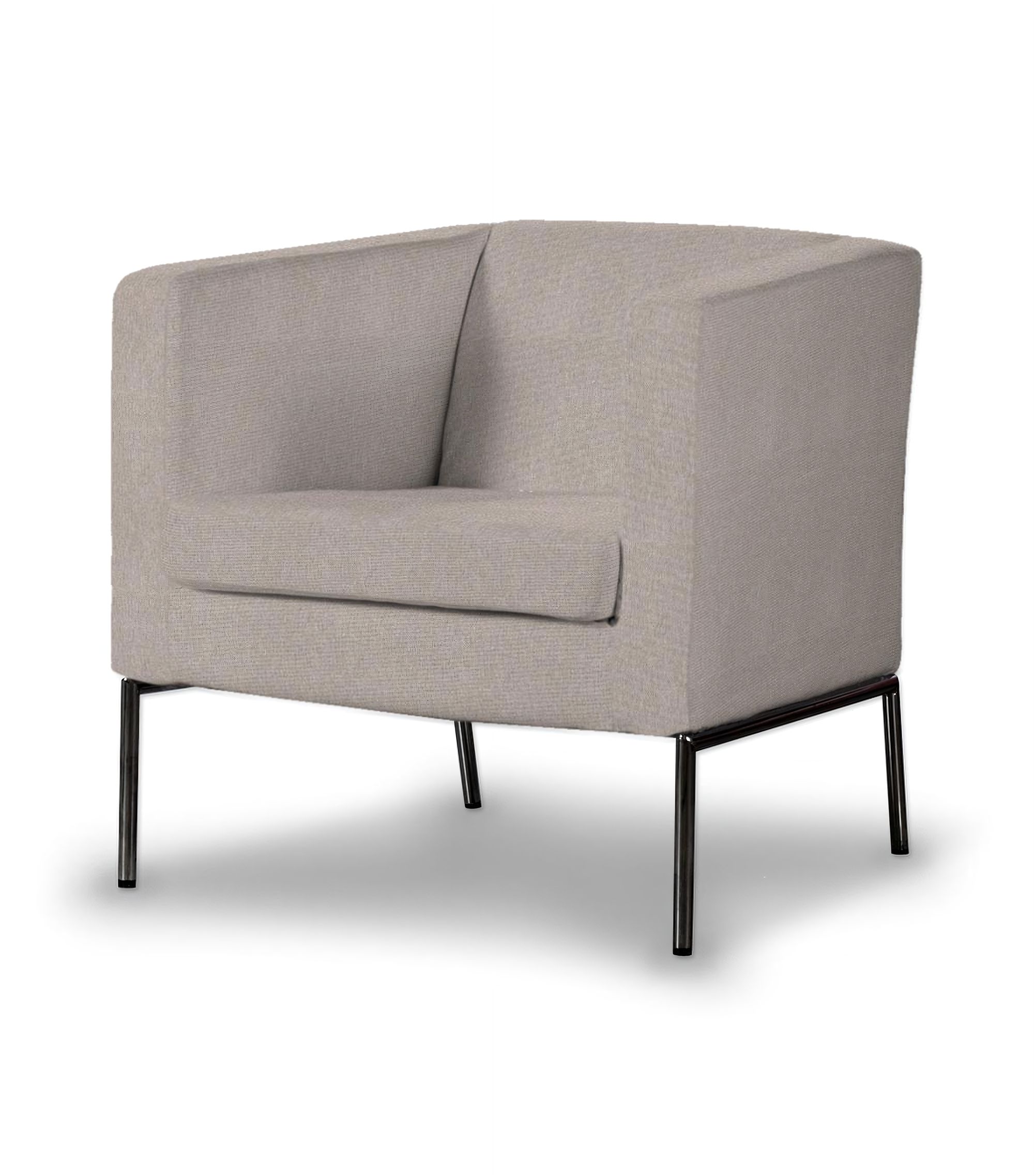 Potah na křeslo IKEA Klappsta barva béžová látka pletený vzor