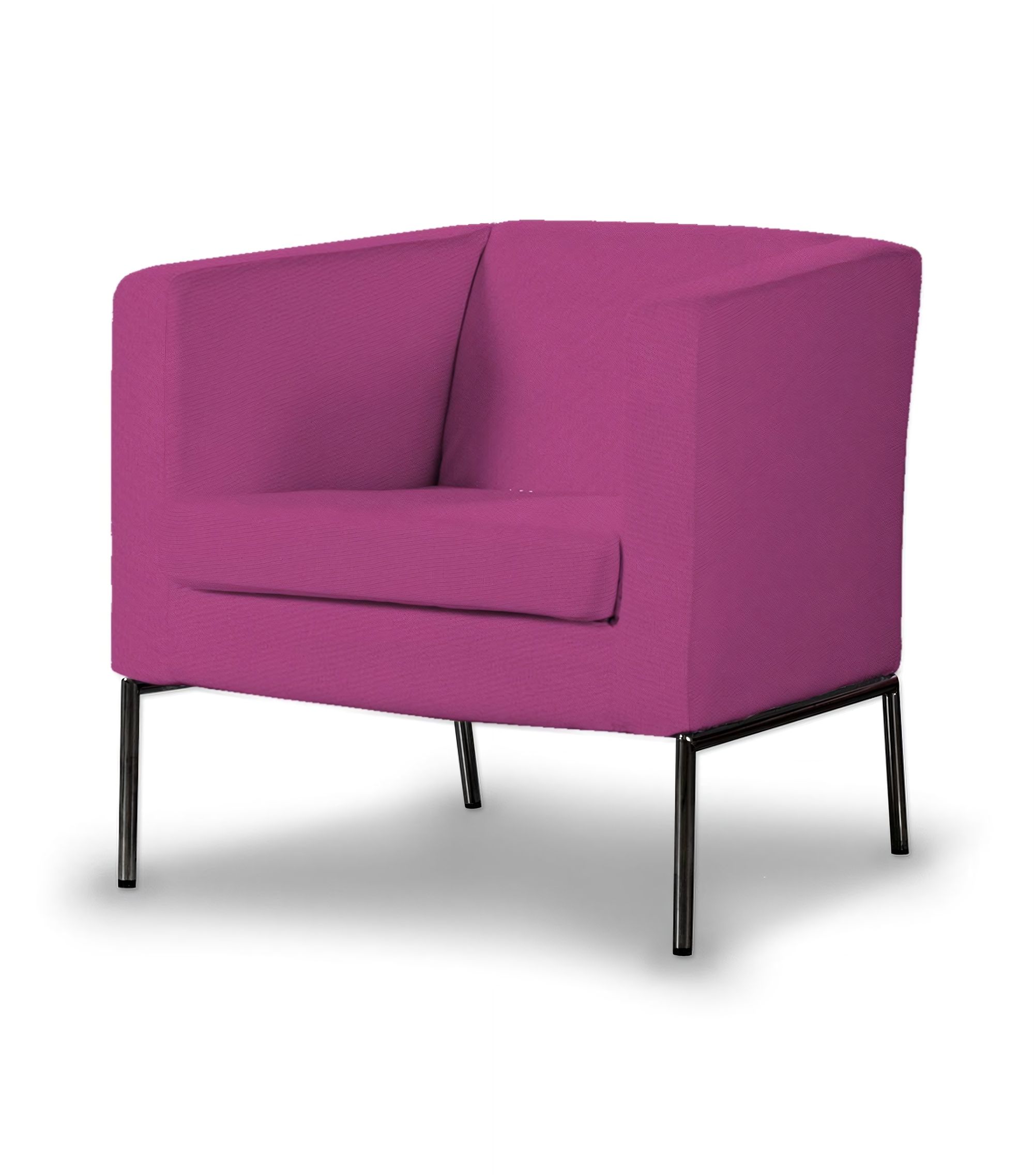 Potah na křeslo IKEA Klappsta barva růžová látka pletený vzor