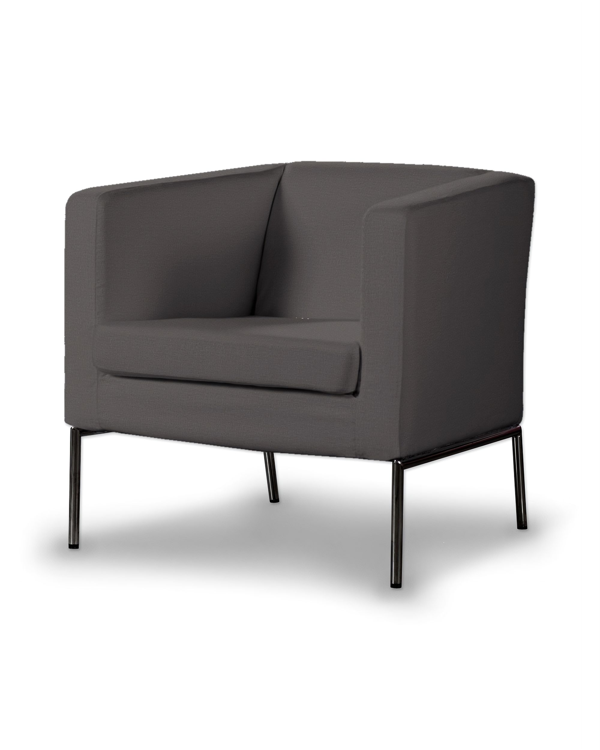 Potah na křeslo IKEA Klappsta barva hnědá látka sametová
