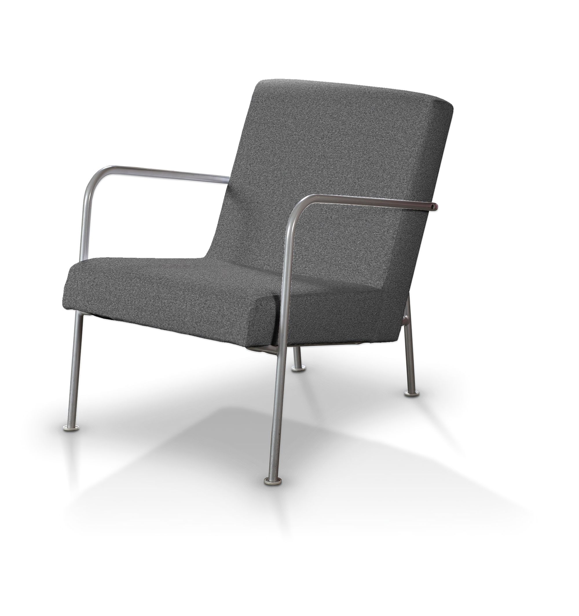 Potah na křeslo Ikea PS barva šedá látka pletený vzor