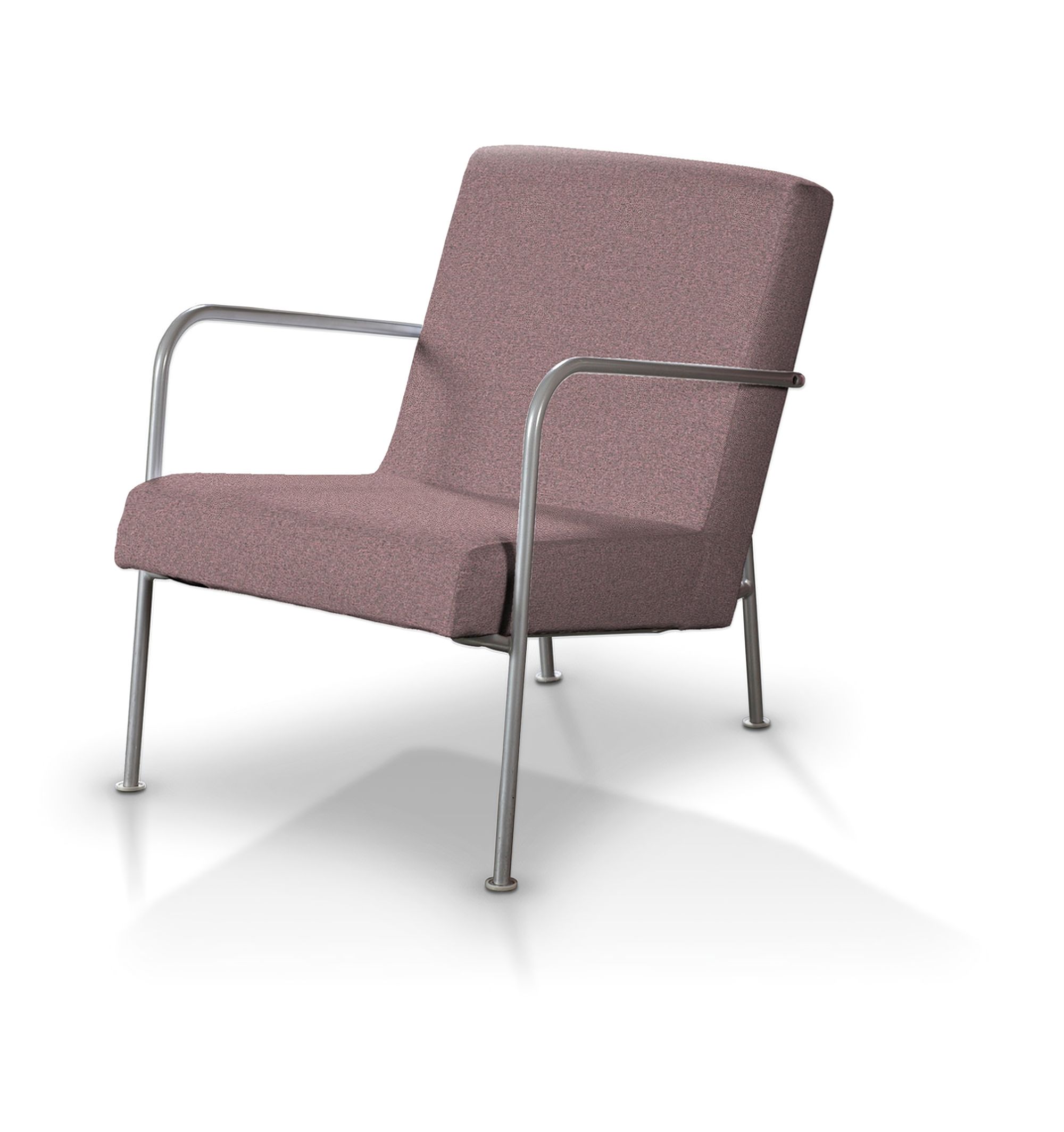 Potah na křeslo Ikea PS barva růžová látka pletený vzor