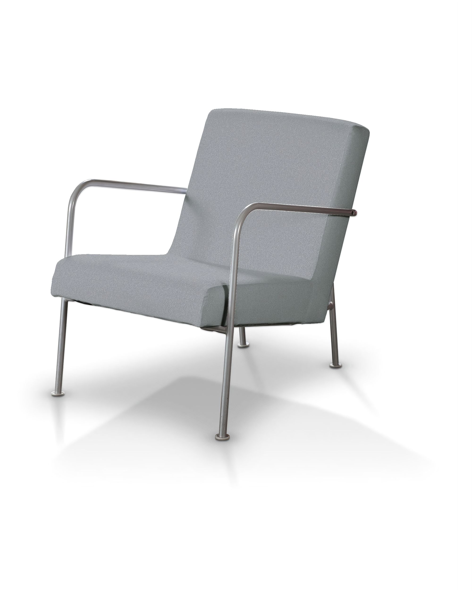 Potah na křeslo Ikea PS barva šedá látka pletený vzor