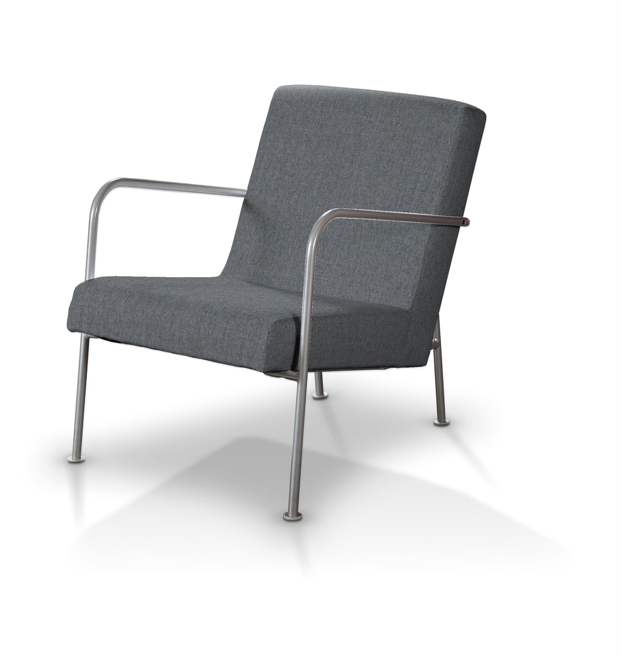 Potah na křeslo Ikea PS barva šedá látka pletený vzor