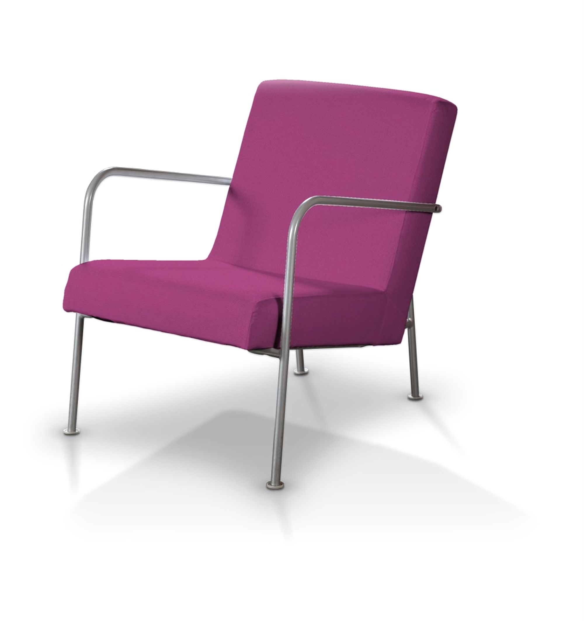 Potah na křeslo Ikea PS barva růžová látka pletený vzor
