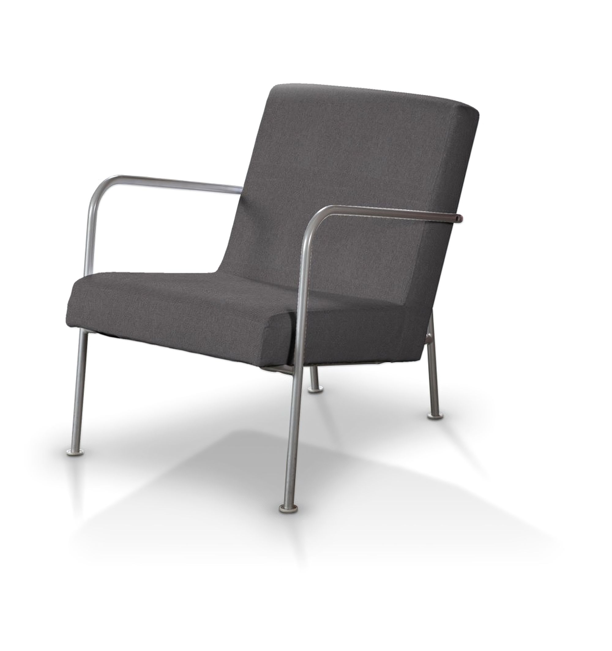 Potah na křeslo Ikea PS barva šedá látka pletený vzor