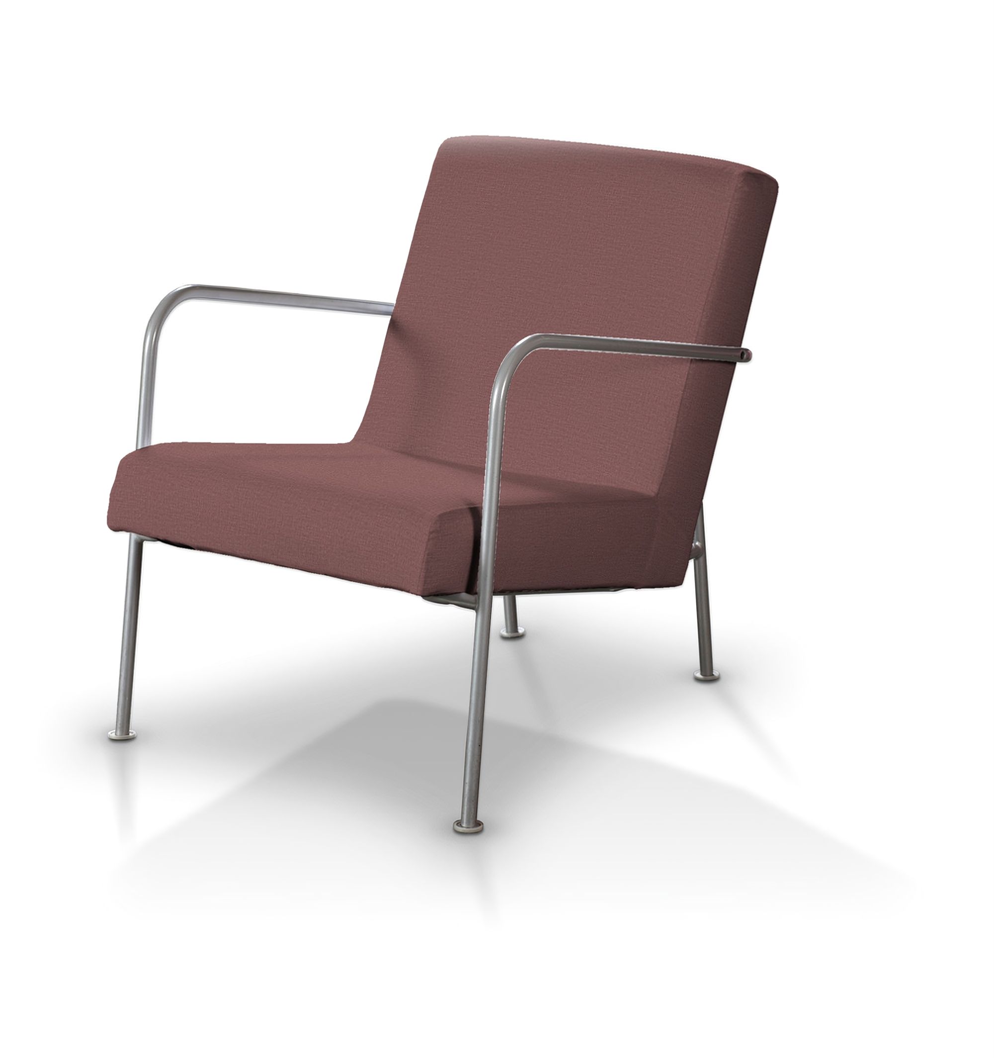 Potah na křeslo Ikea PS barva fialová látka sametová