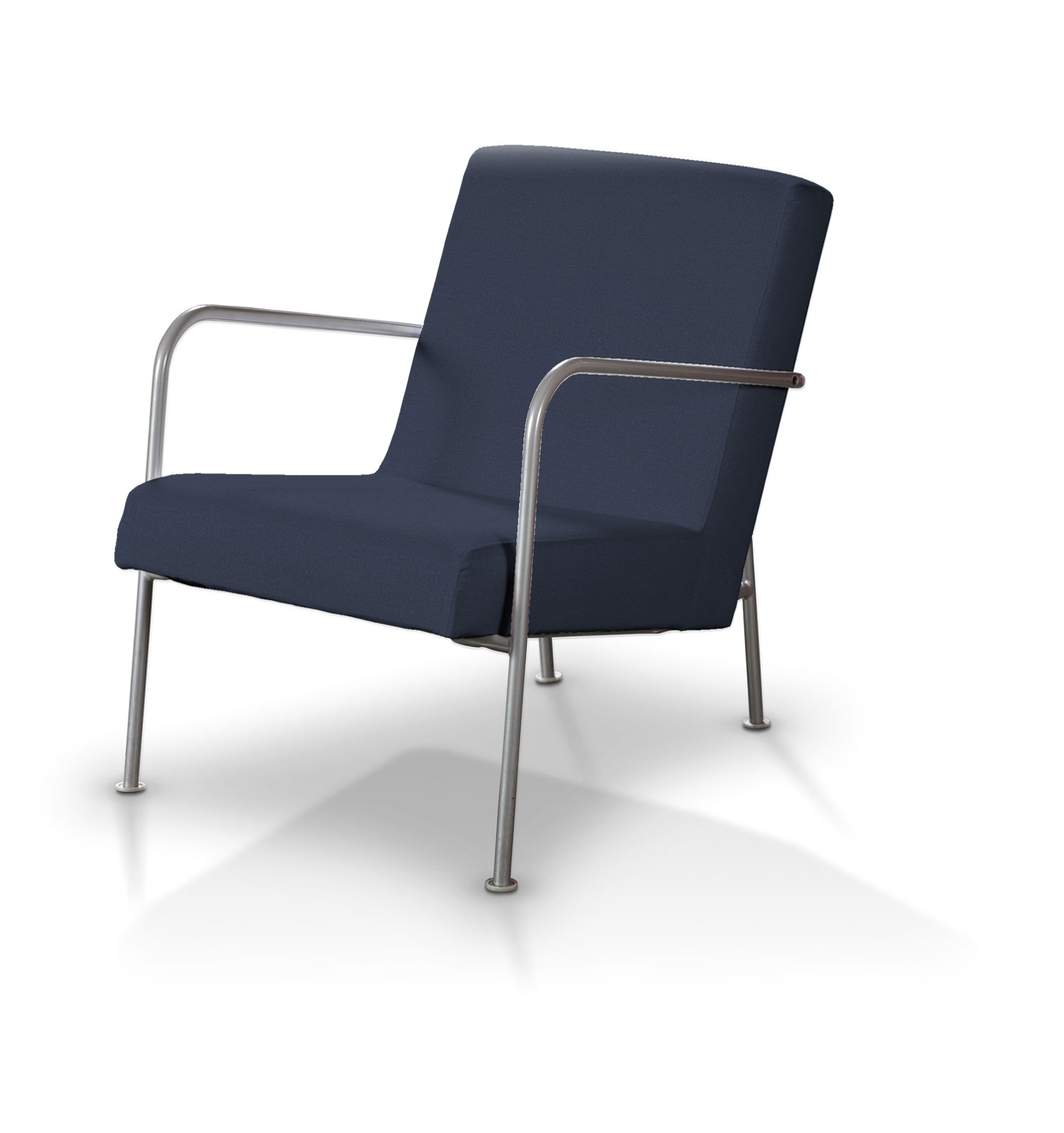 Potah na křeslo Ikea PS barva tmavě modrá látka sametová