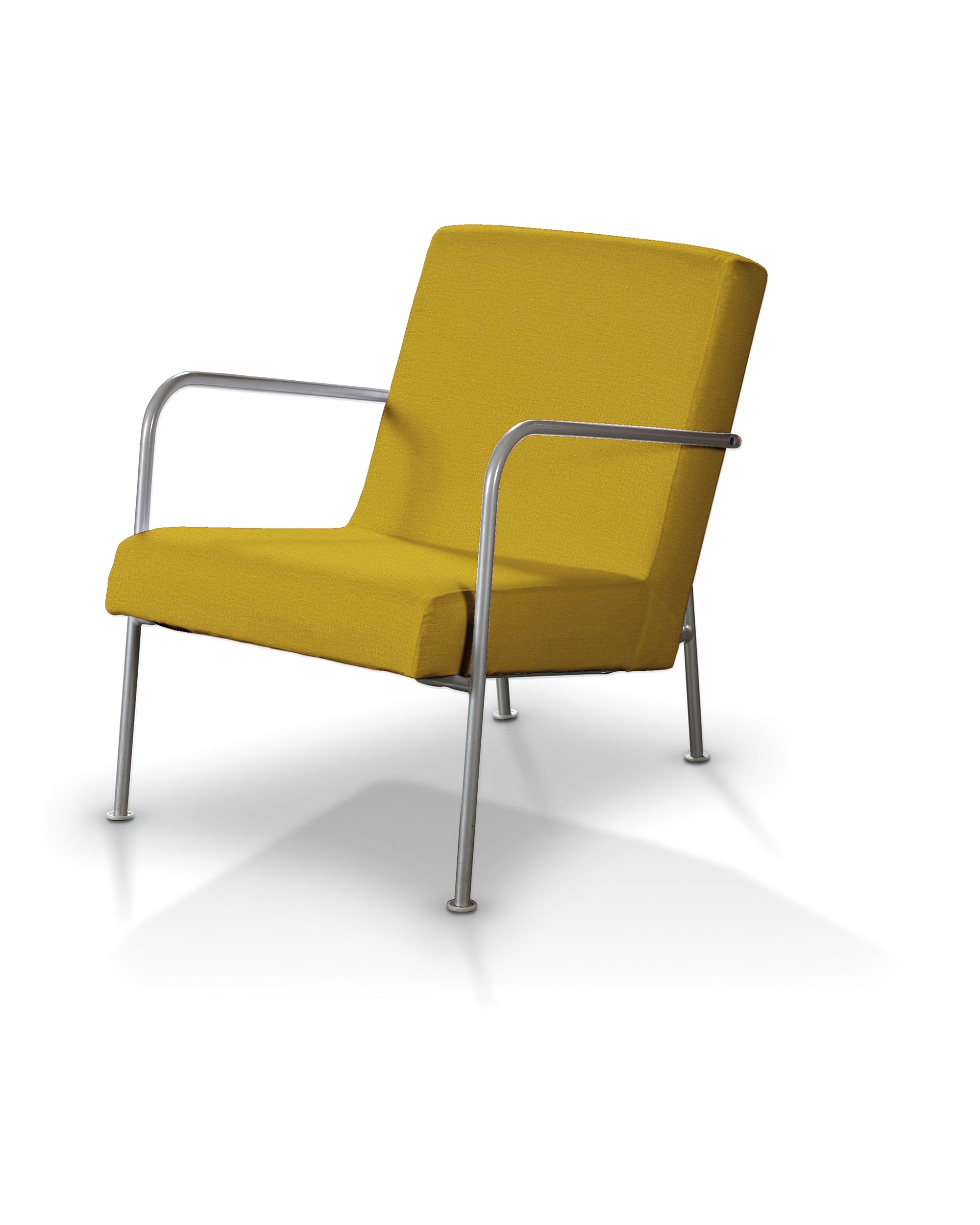 Potah na křeslo Ikea PS barva žlutá látka sametová