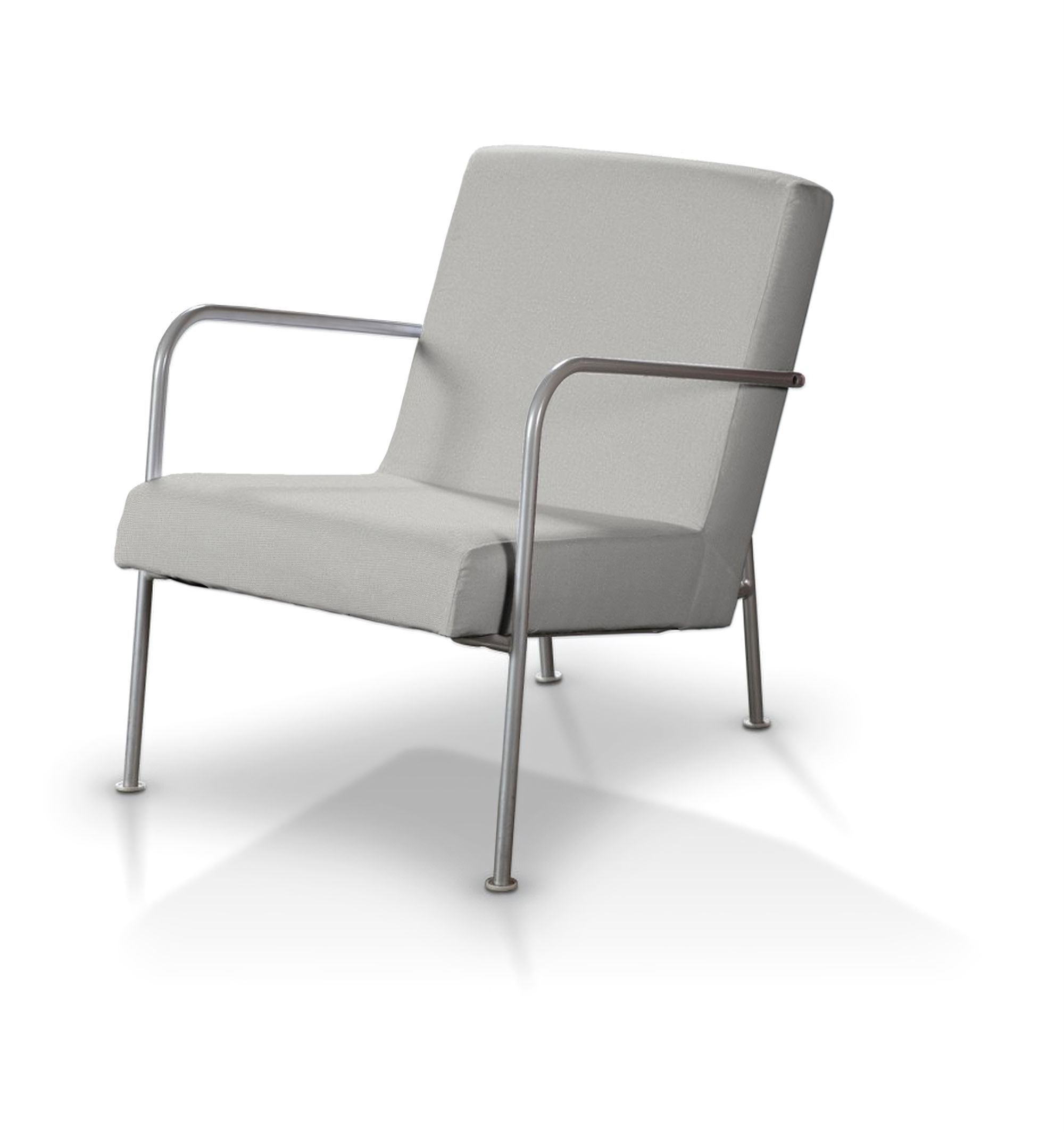Potah na křeslo Ikea PS barva šedá látka pletený vzor
