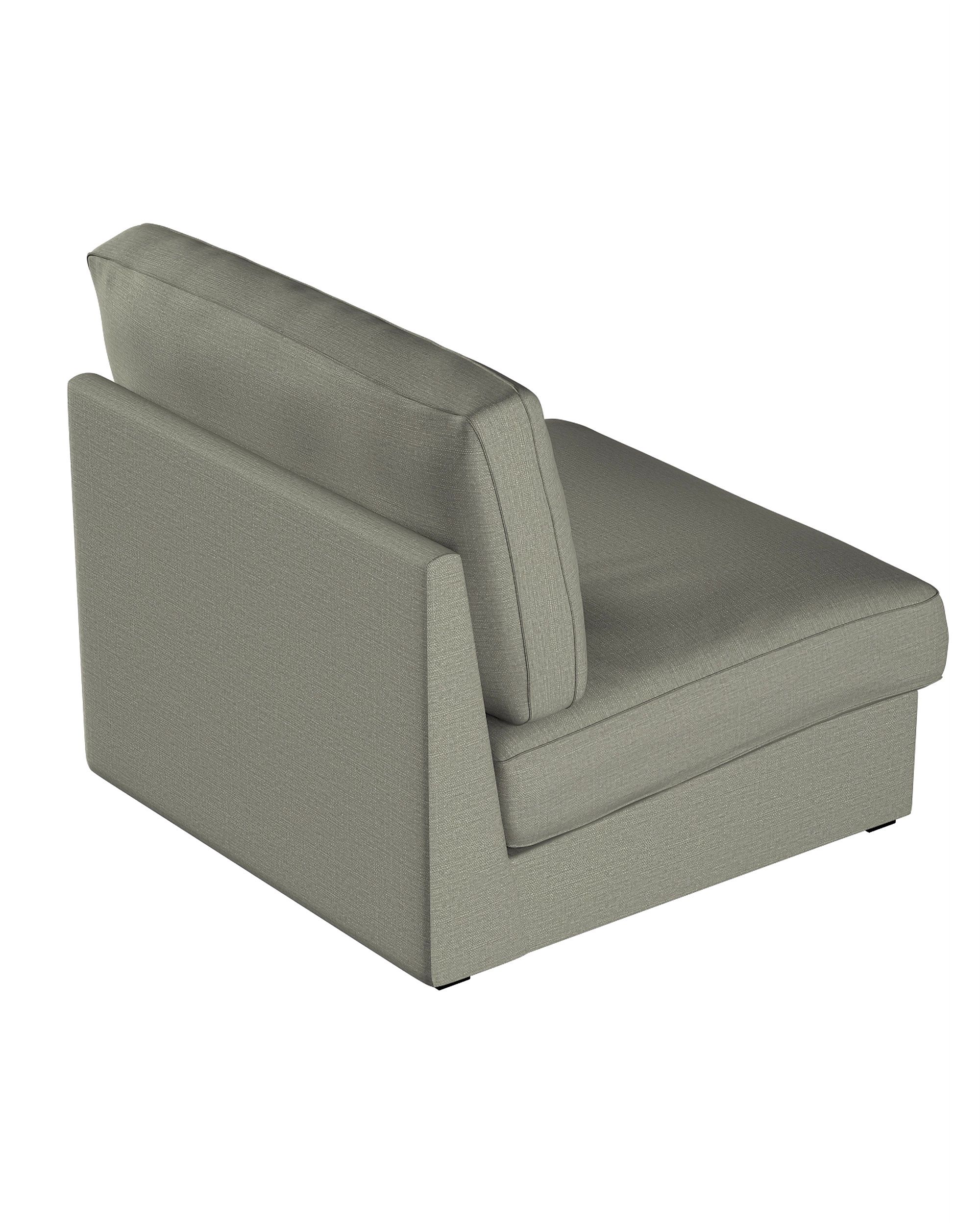 Potah na neskládací křeslo IKEA Kivik barva šedá látka pletený vzor (hover)
