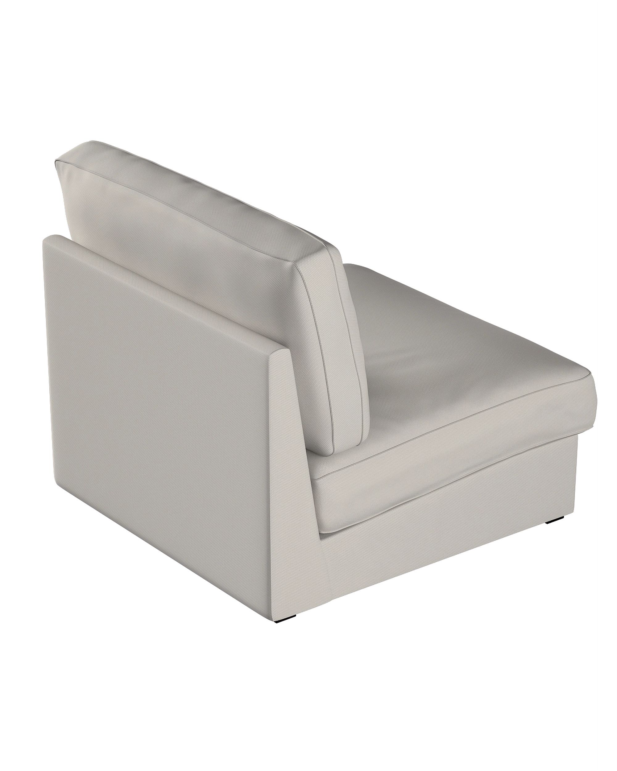 Potah na neskládací křeslo IKEA Kivik barva šedá látka pletený vzor (hover)