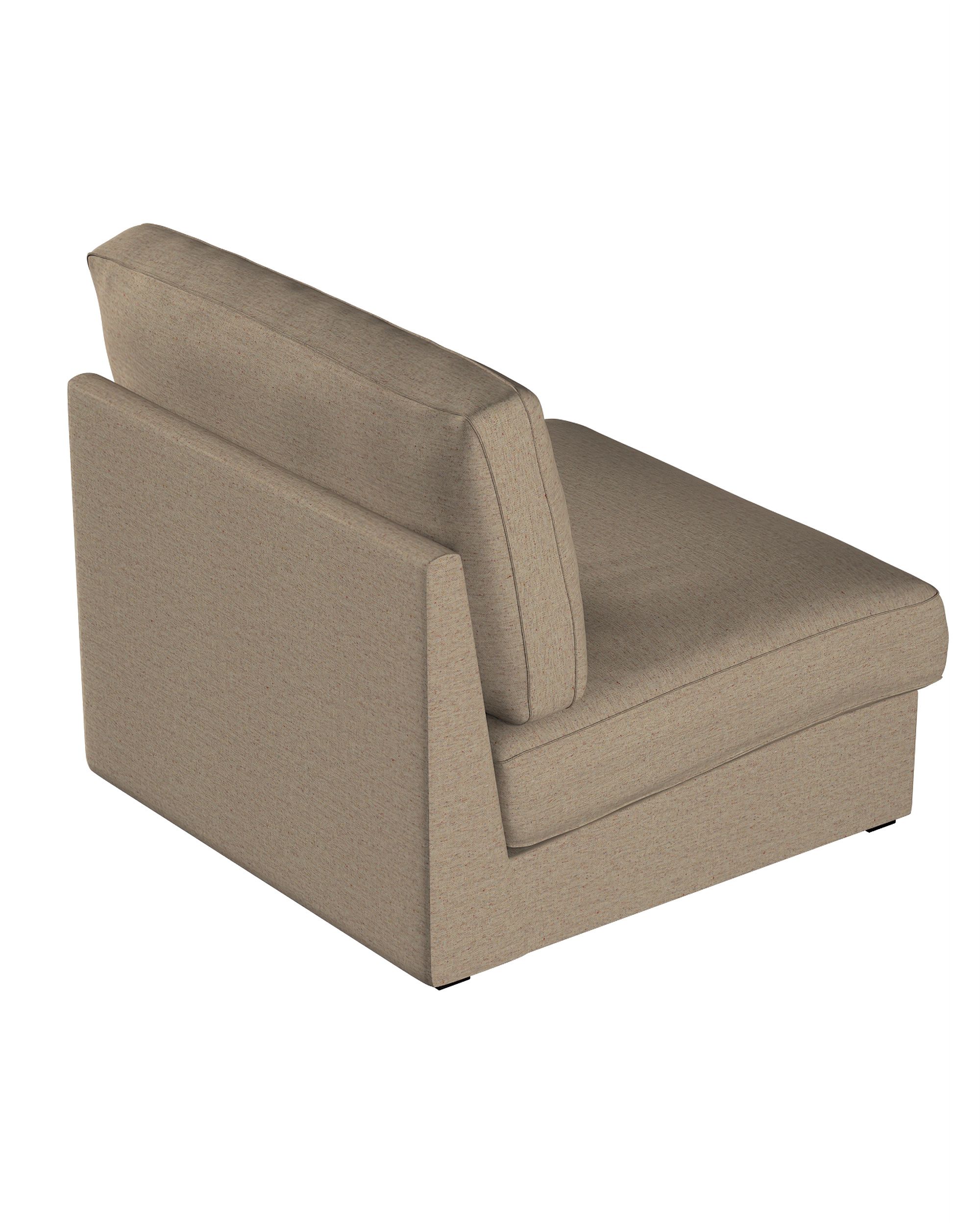 Potah na neskládací křeslo IKEA Kivik barva béžová látka pletený vzor (hover)