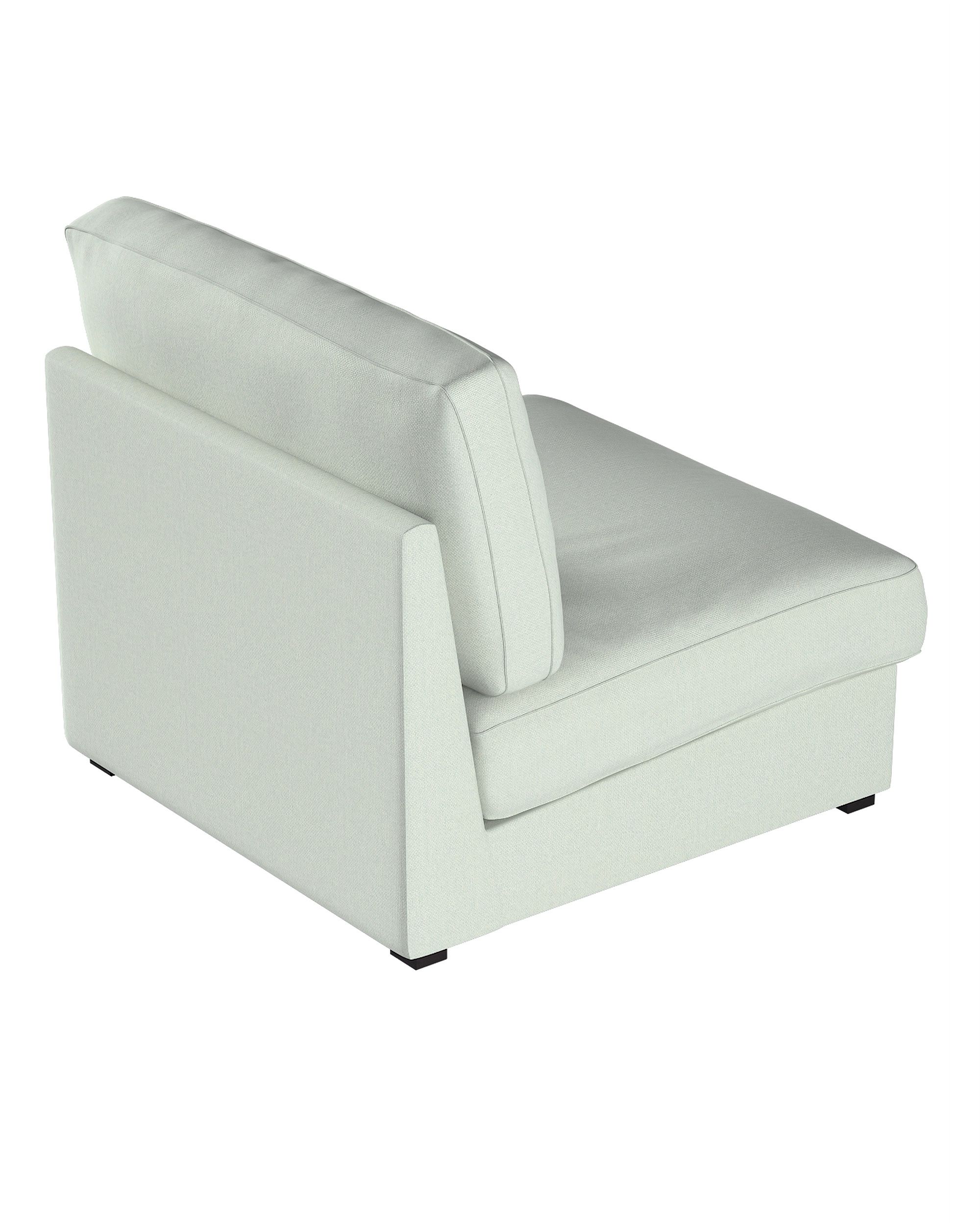 Potah na neskládací křeslo IKEA Kivik barva modrá látka pletený vzor (hover)