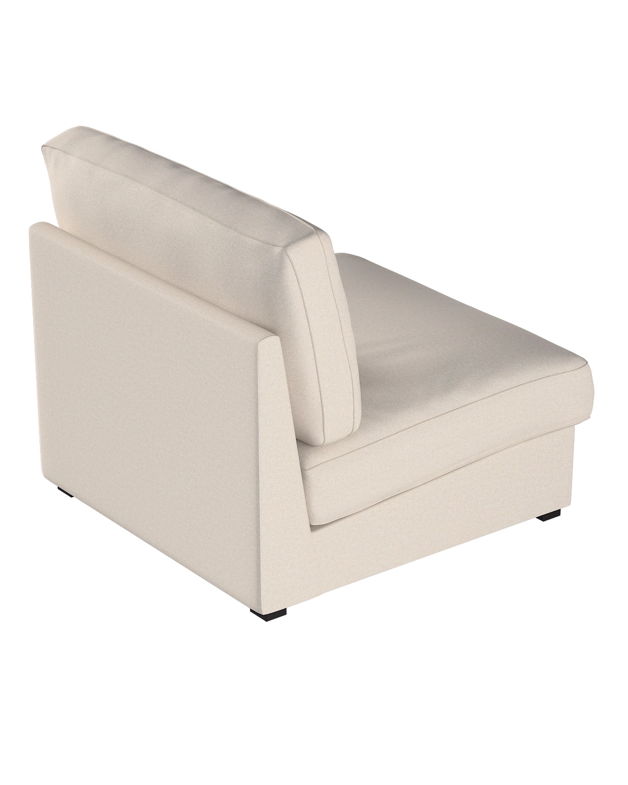 Potah na neskládací křeslo IKEA Kivik barva šedá látka pletený vzor (hover)