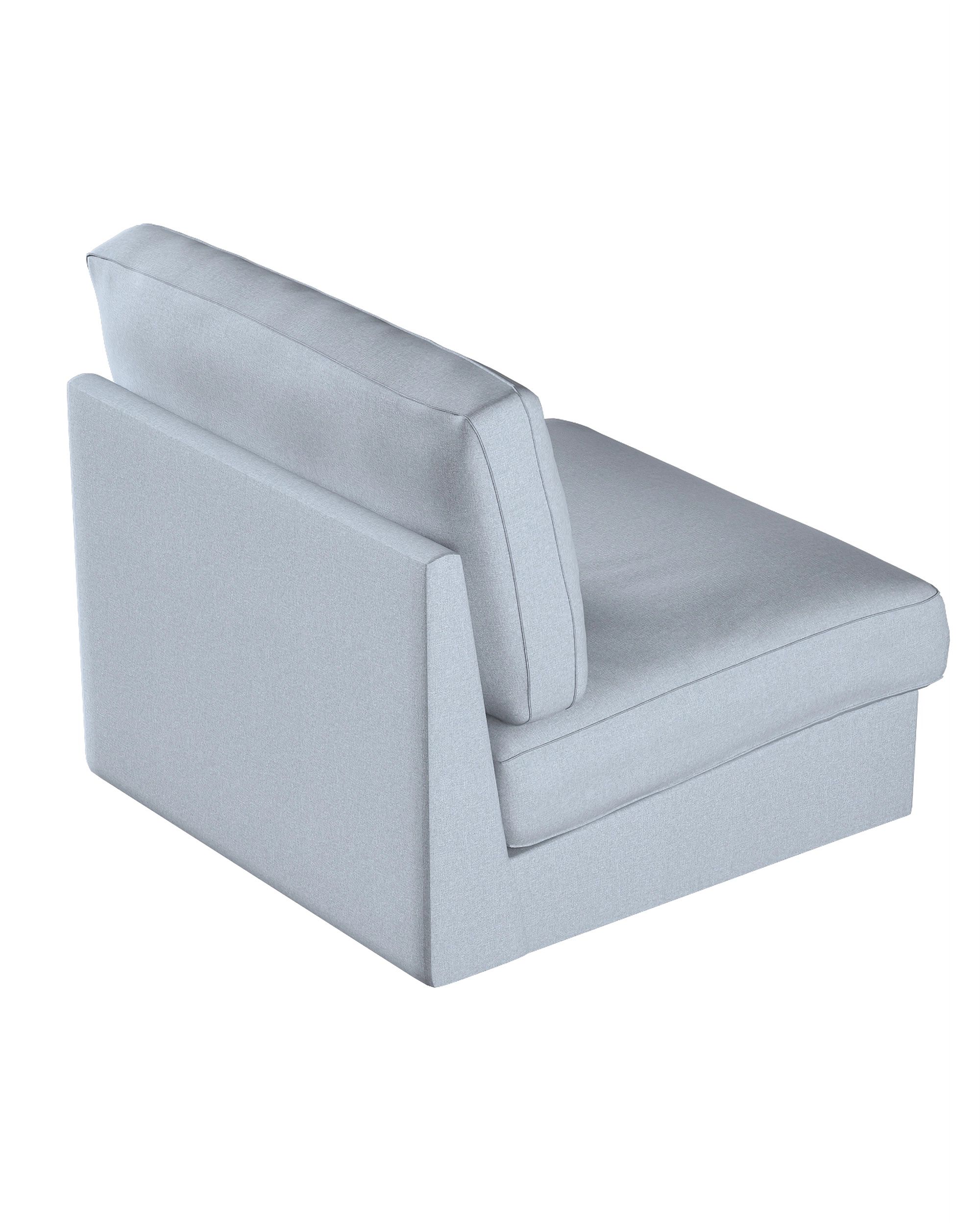 Potah na neskládací křeslo IKEA Kivik barva modrá látka pletený vzor (hover)