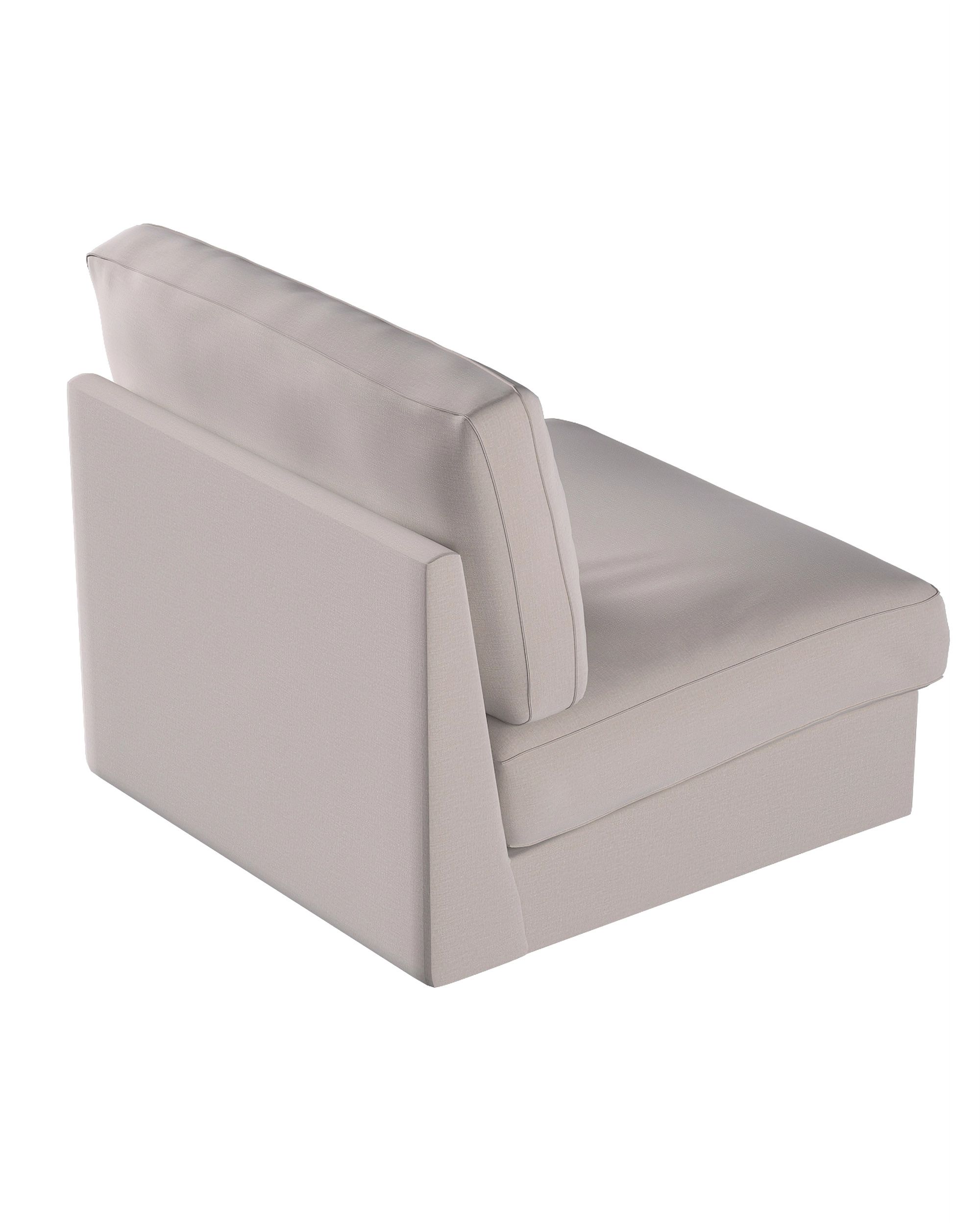Potah na neskládací křeslo IKEA Kivik barva béžová látka sametová (hover)