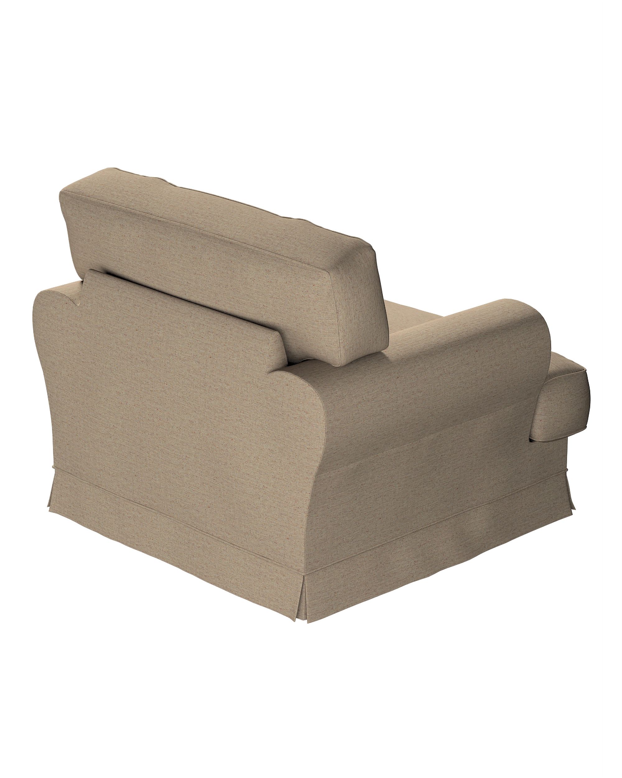 Potah na křeslo IKEA Ekeskog barva béžová látka pletený vzor (hover)