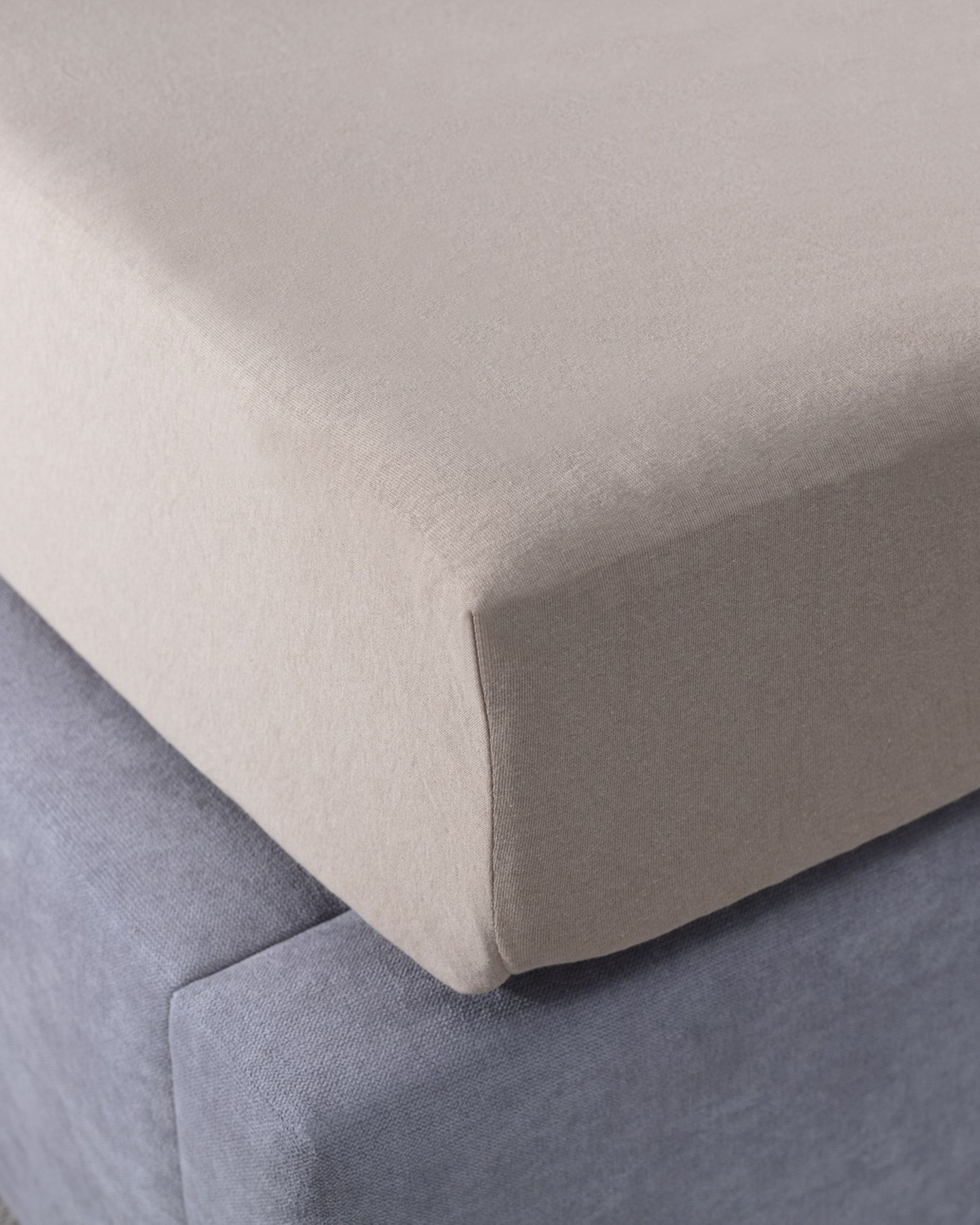 Jersey prostěradlo s gumou Jerry 90x200cm beige