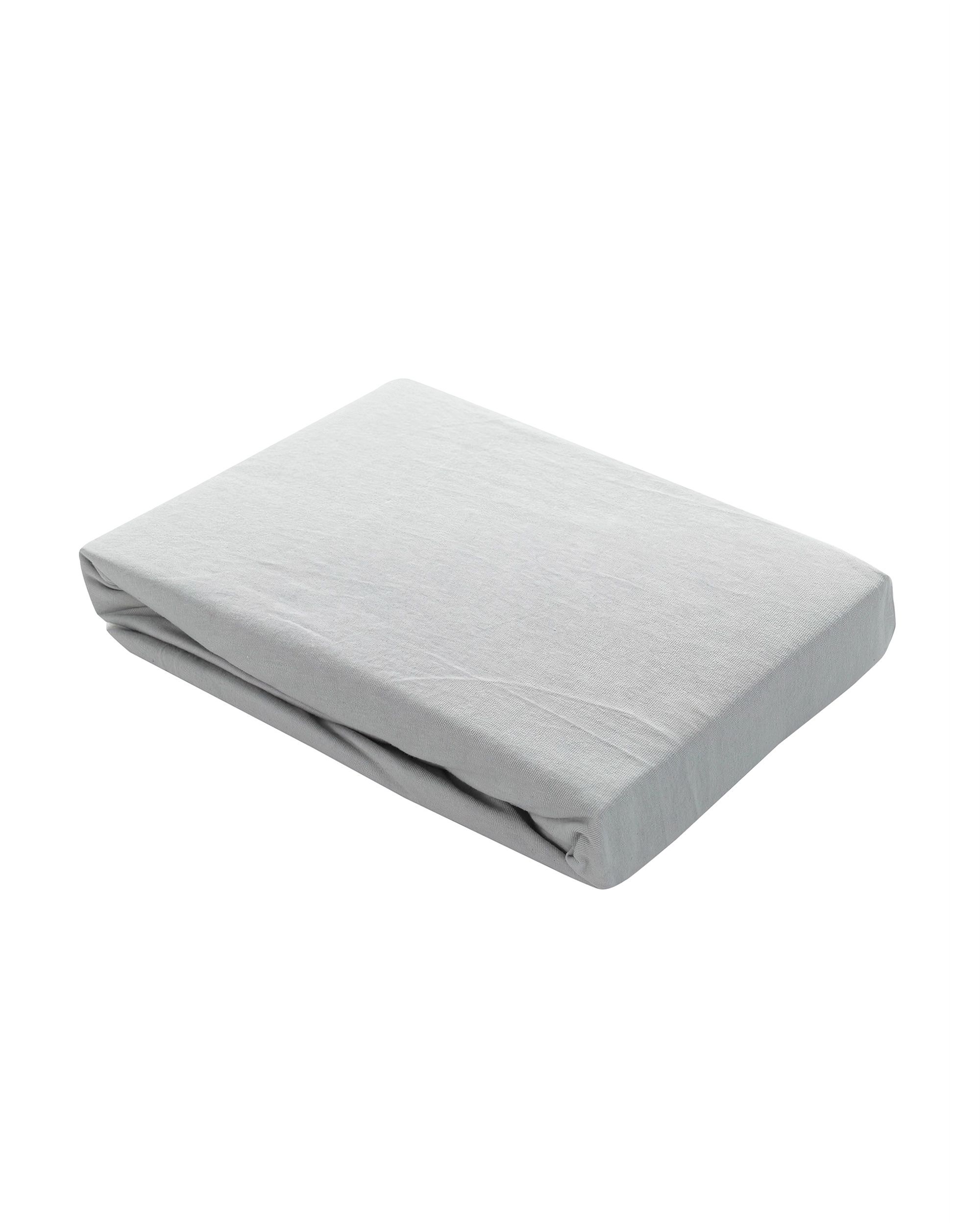 Jersey prostěradlo s gumou Jerry 90x200cm light grey (hover)