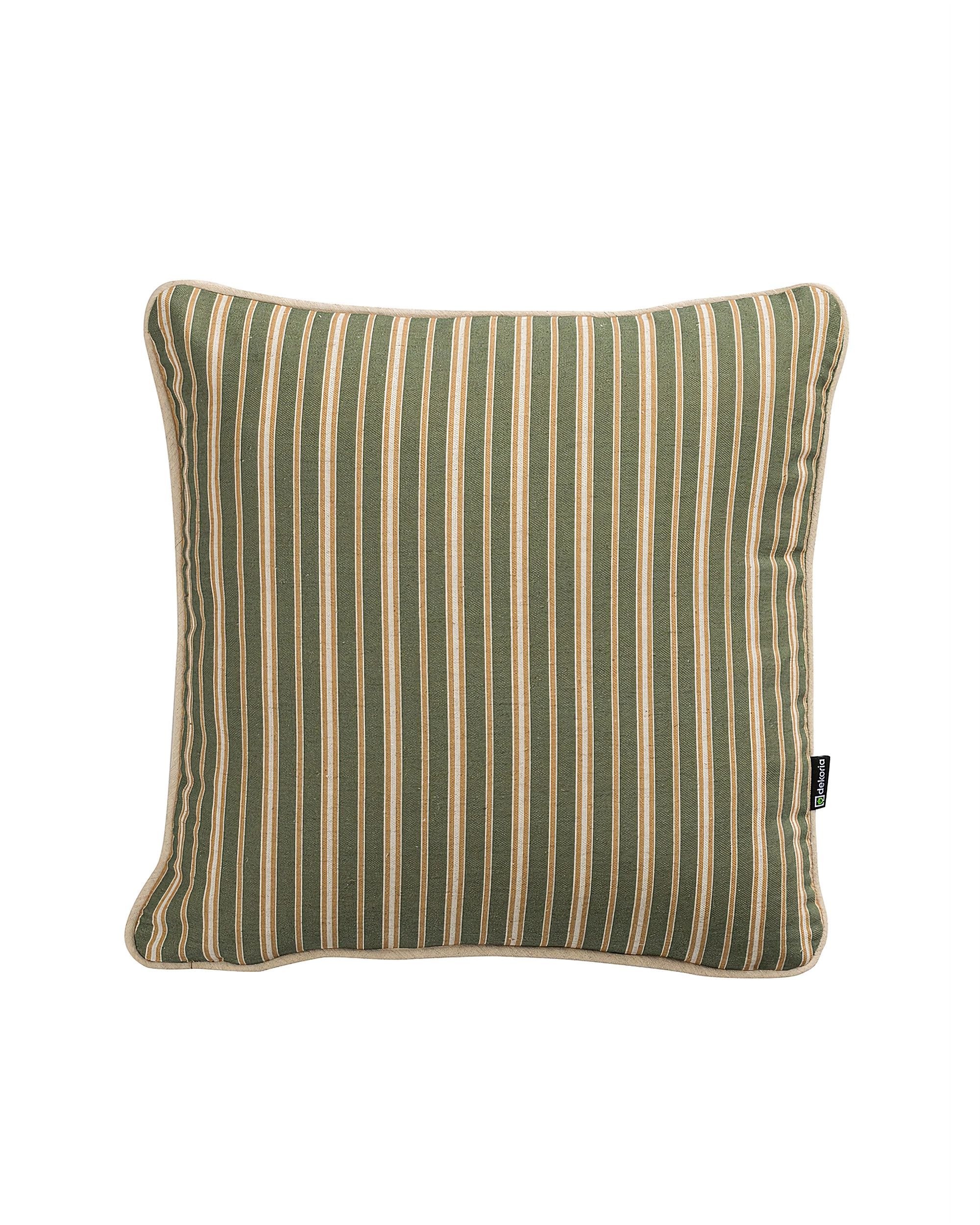 Povlak na polštář Classic Stripe Olive 45x45 cm
