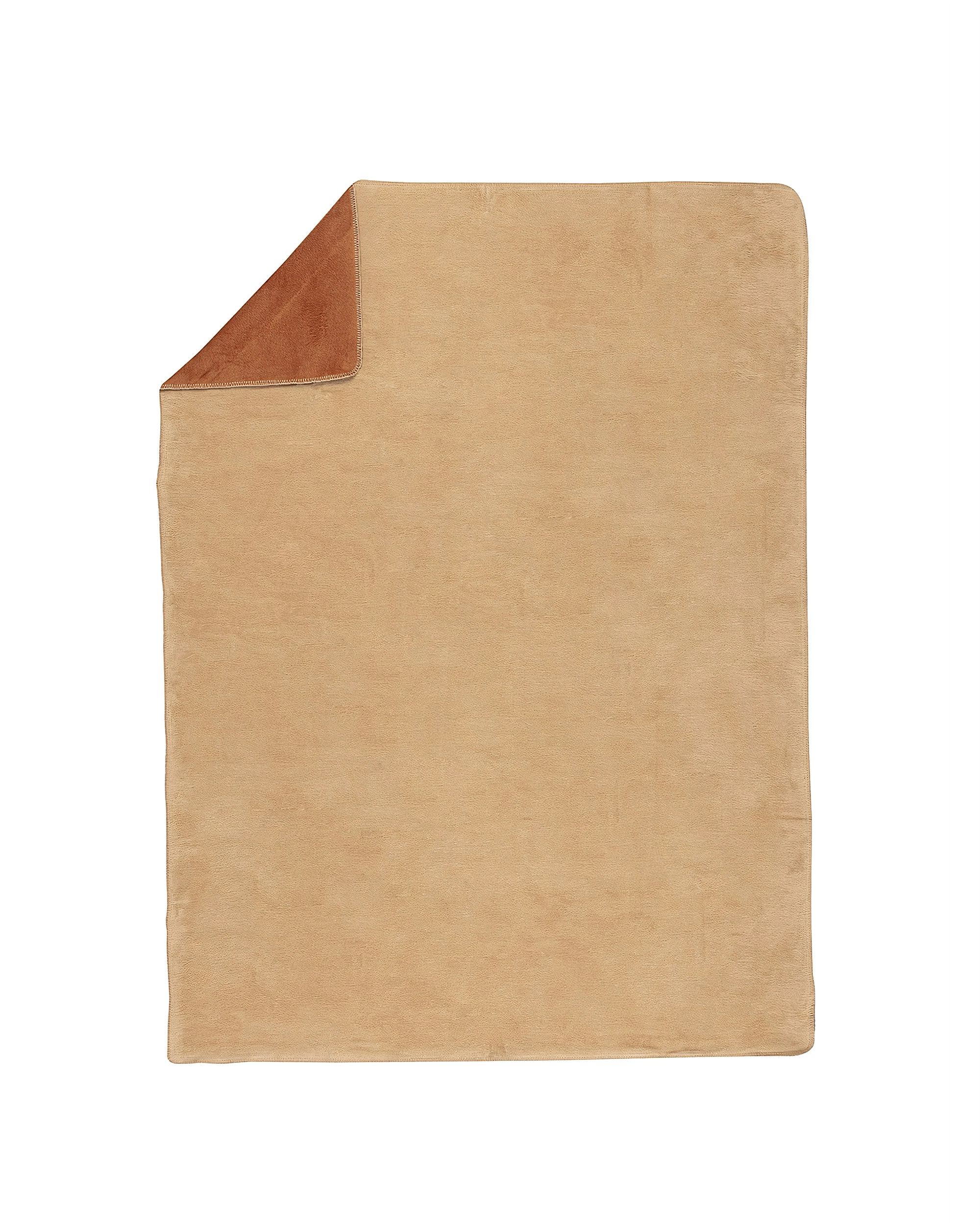 Deka Cotton Cloud 150x200cm Cognac&Beige (hover)