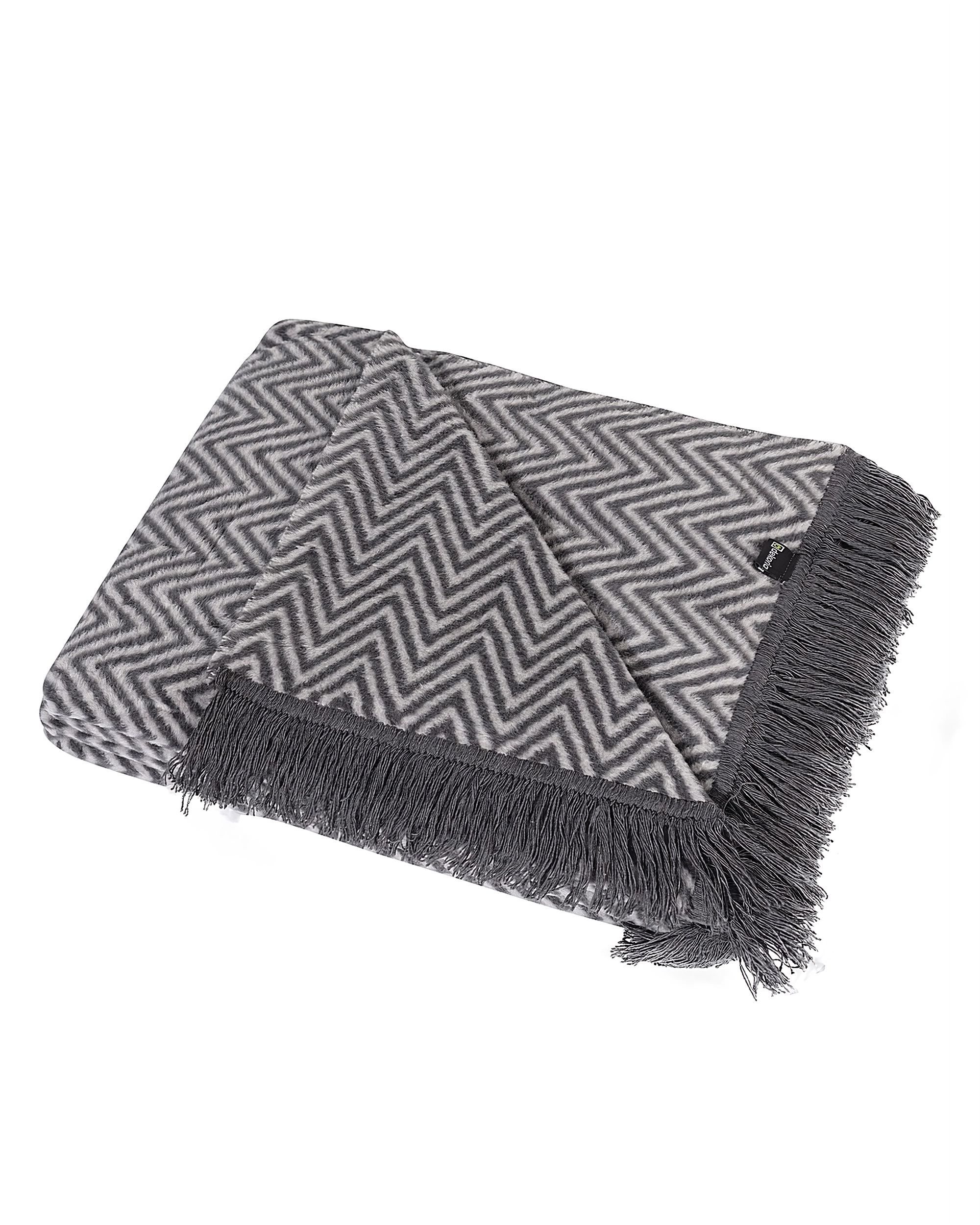 Deka Cotton Cloud 150x200cm Grey Chevron (hover)